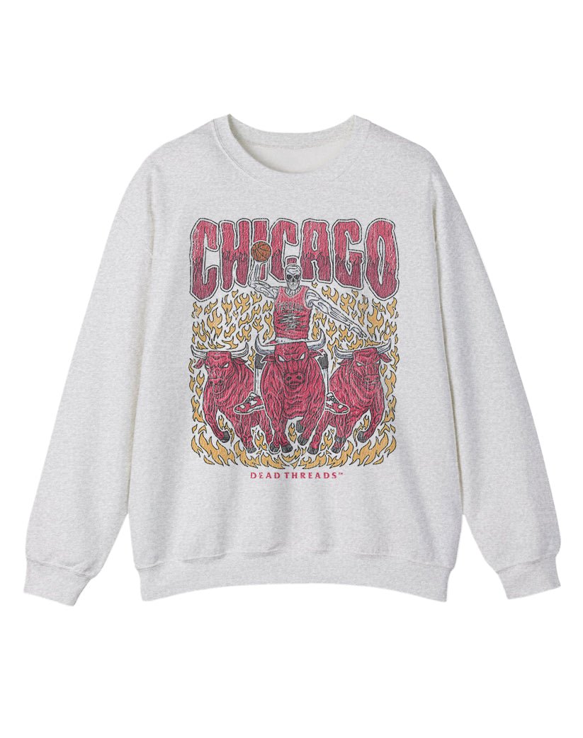 CHICAGO BASKETBALL CREWNECK SWEATSHIRT – Sweatshirt – Dead Threads Apparel