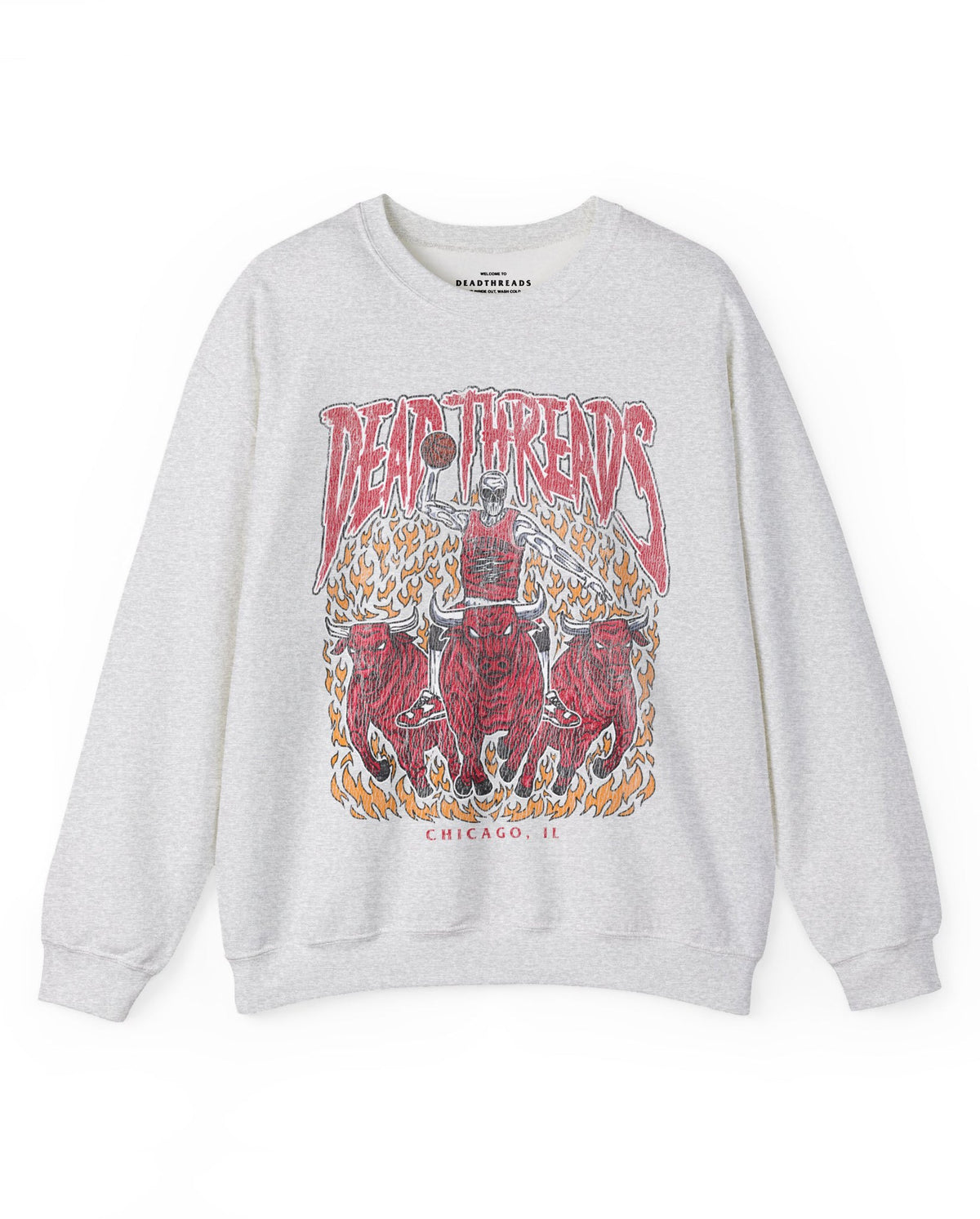 CHICAGO BASKETBALL - CREWNECK SWEATSHIRT – Sweatshirt – Dead Threads Apparel