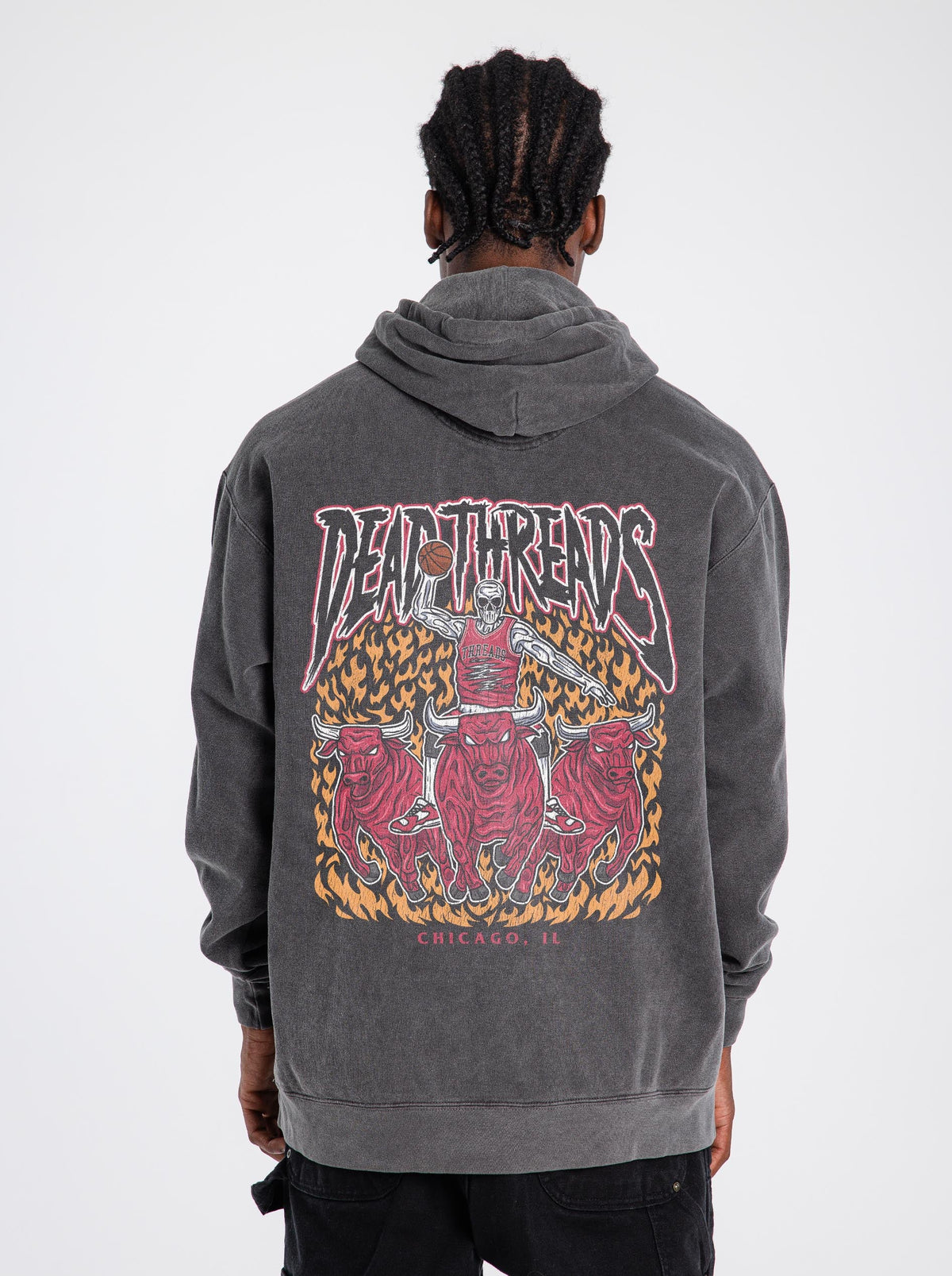 CHICAGO BASKETBALL - “DT ESSENTIAL" HOODIE – Hoodie – Dead Threads Apparel