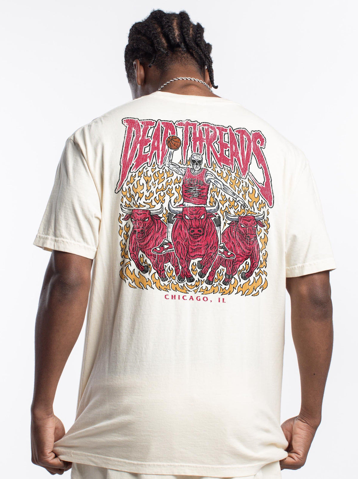 CHICAGO BASKETBALL - “DT ESSENTIAL" PREMIUM T-SHIRT – T-Shirt – Dead Threads Apparel