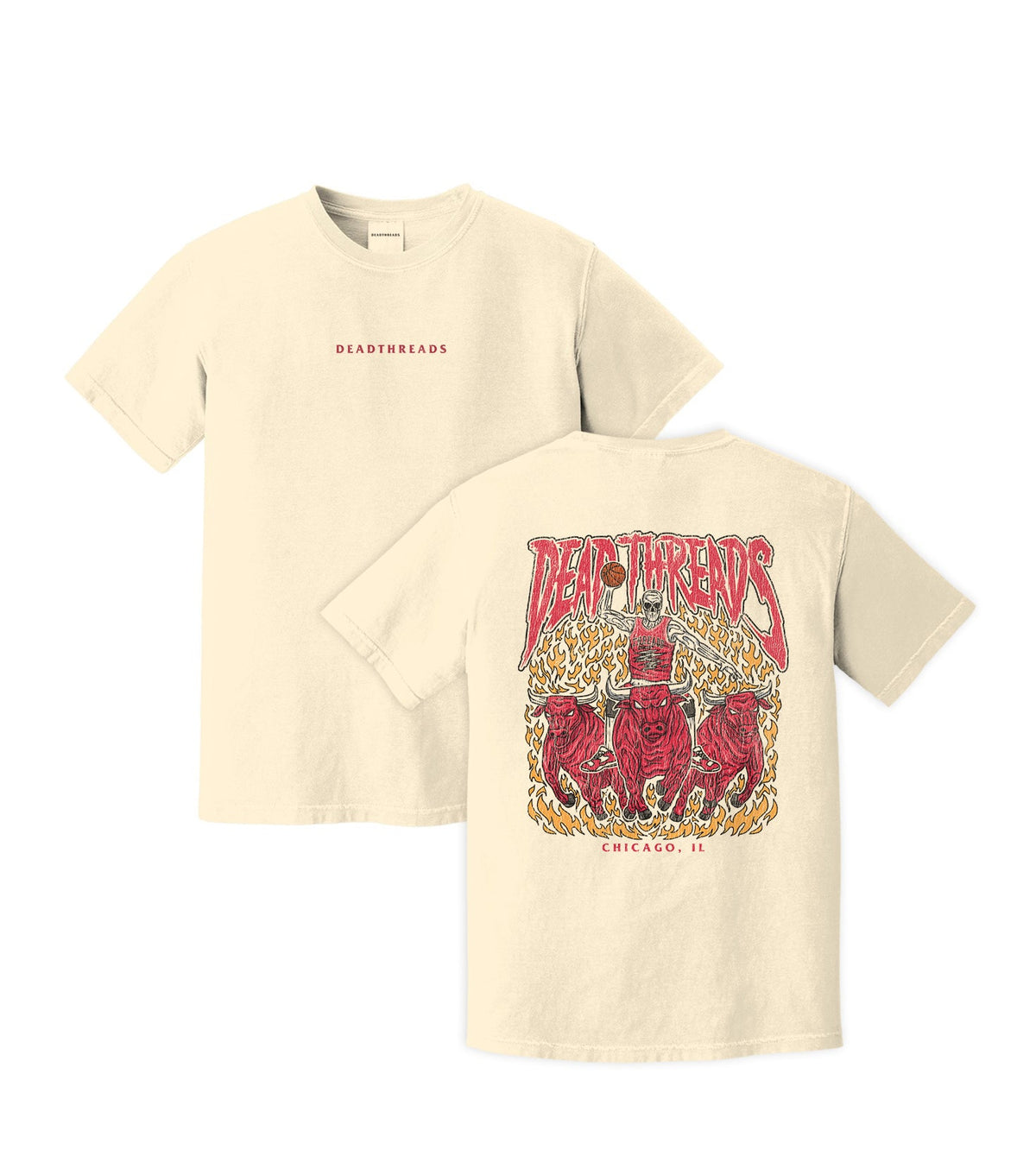 CHICAGO BASKETBALL - “DT ESSENTIAL" PREMIUM T-SHIRT – T-Shirt – Dead Threads Apparel