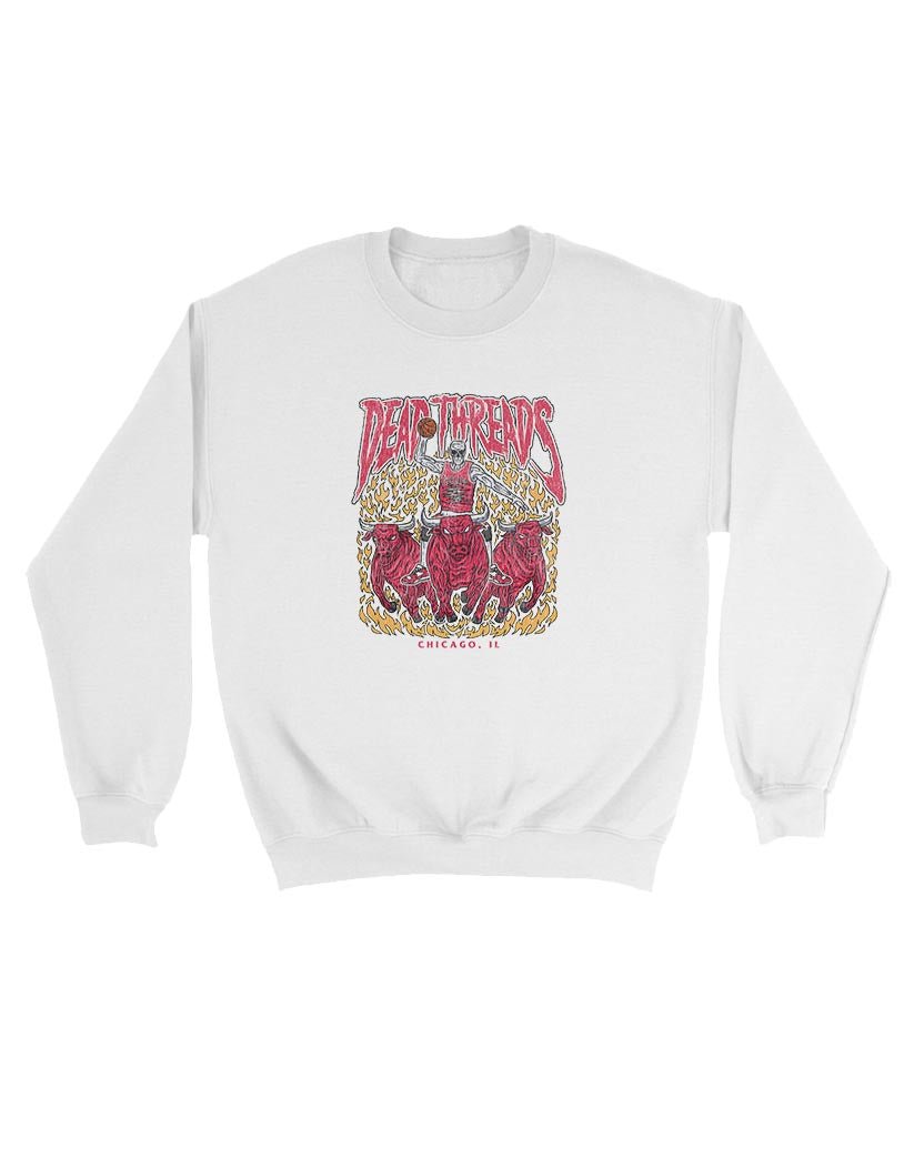 CHICAGO BASKETBALL - KIDS CREWNECK SWEATSHIRT – Kids clothes – Dead Threads Apparel