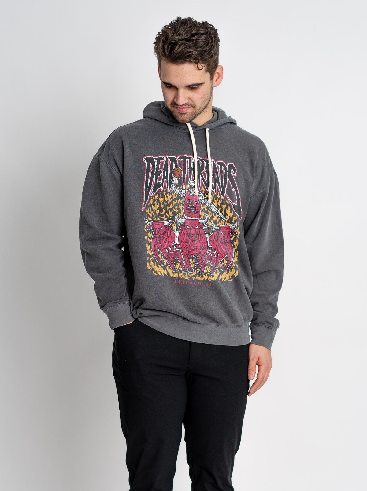 CHICAGO BASKETBALL - LIGHTWEIGHT HOODIE – Lightweight – Dead Threads Apparel