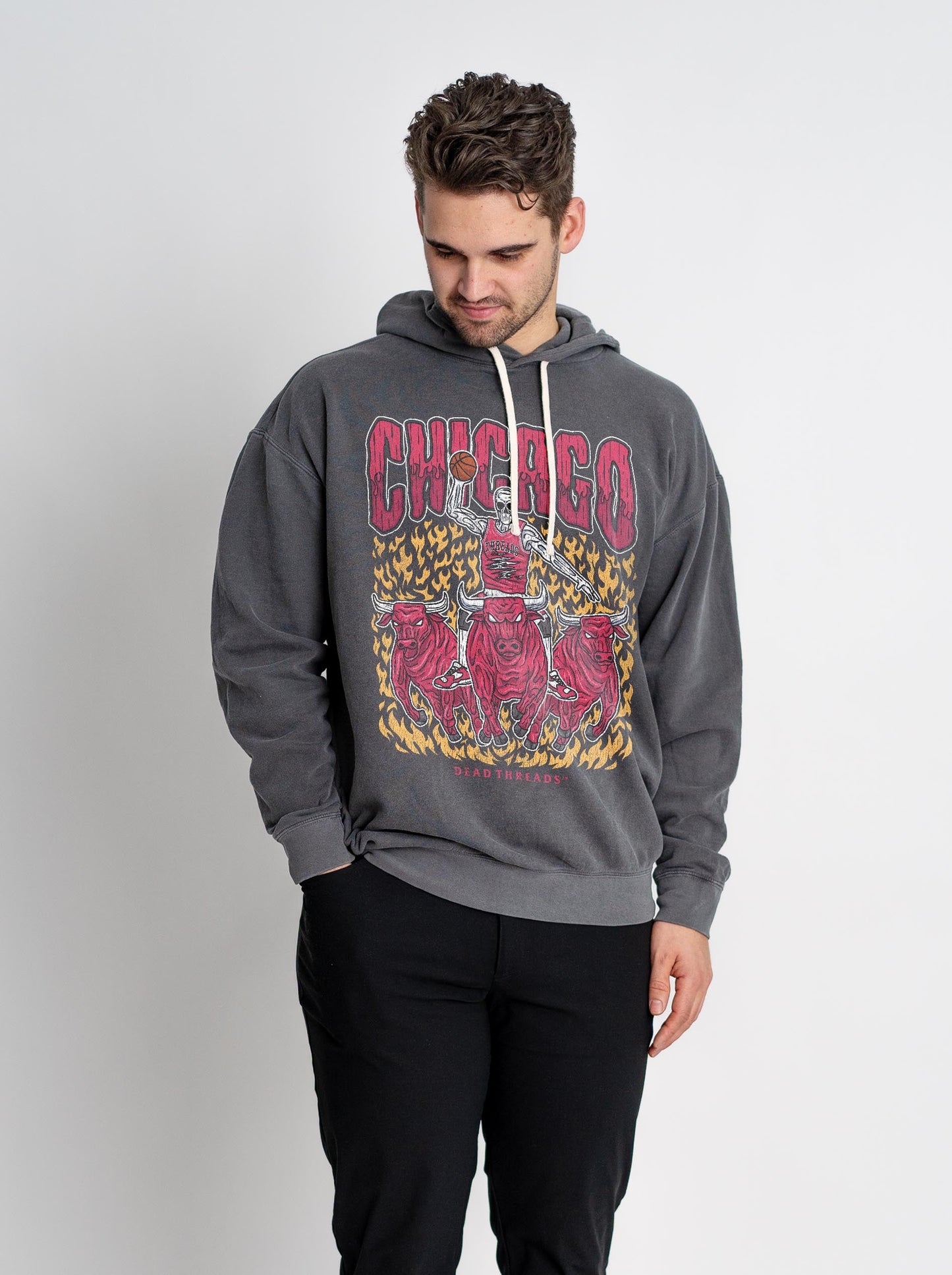 CHICAGO BASKETBALL - LIGHTWEIGHT HOODIE – Lightweight – Dead Threads Apparel