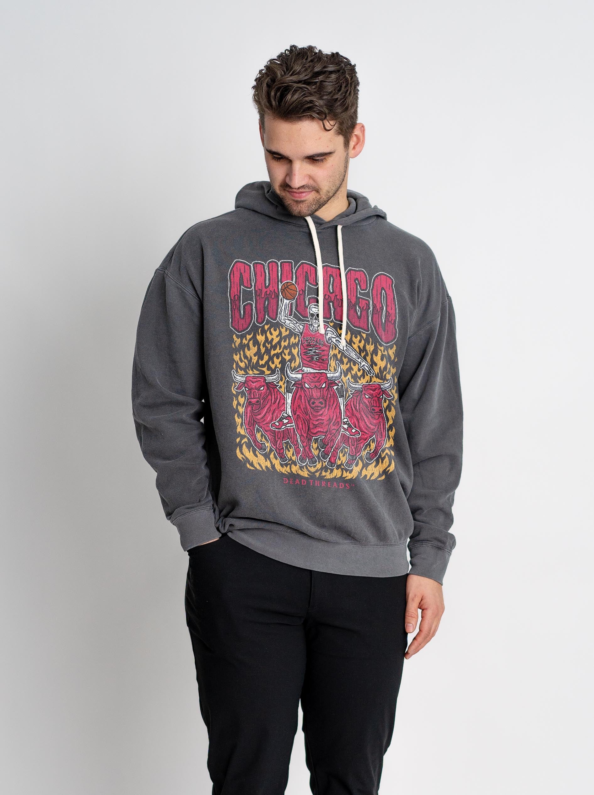 CHICAGO BASKETBALL - LIGHTWEIGHT HOODIE – Lightweight – Dead Threads Apparel