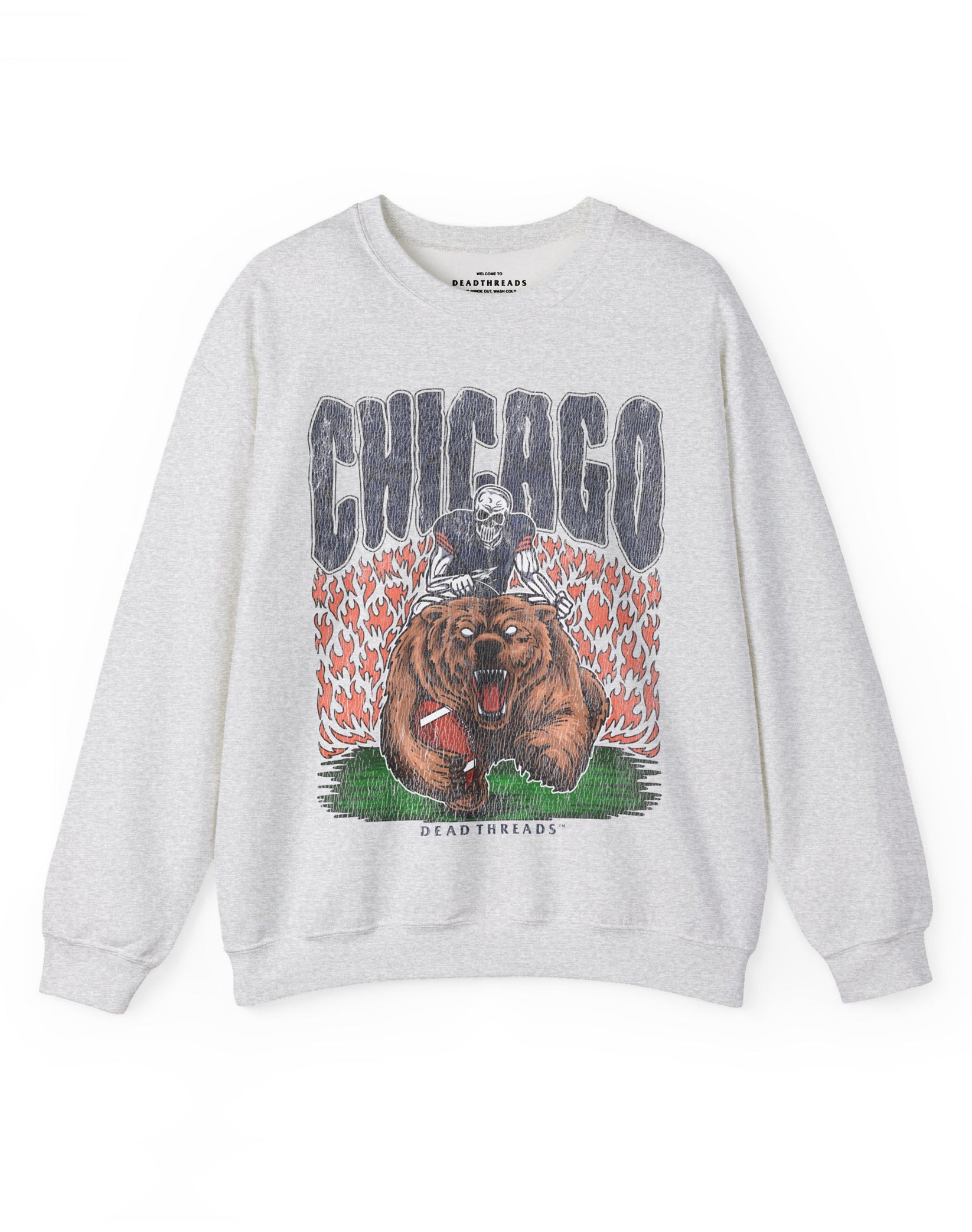 CHICAGO FOOTBALL v1 CREWNECK SWEATSHIRT – Sweatshirt – Dead Threads Apparel