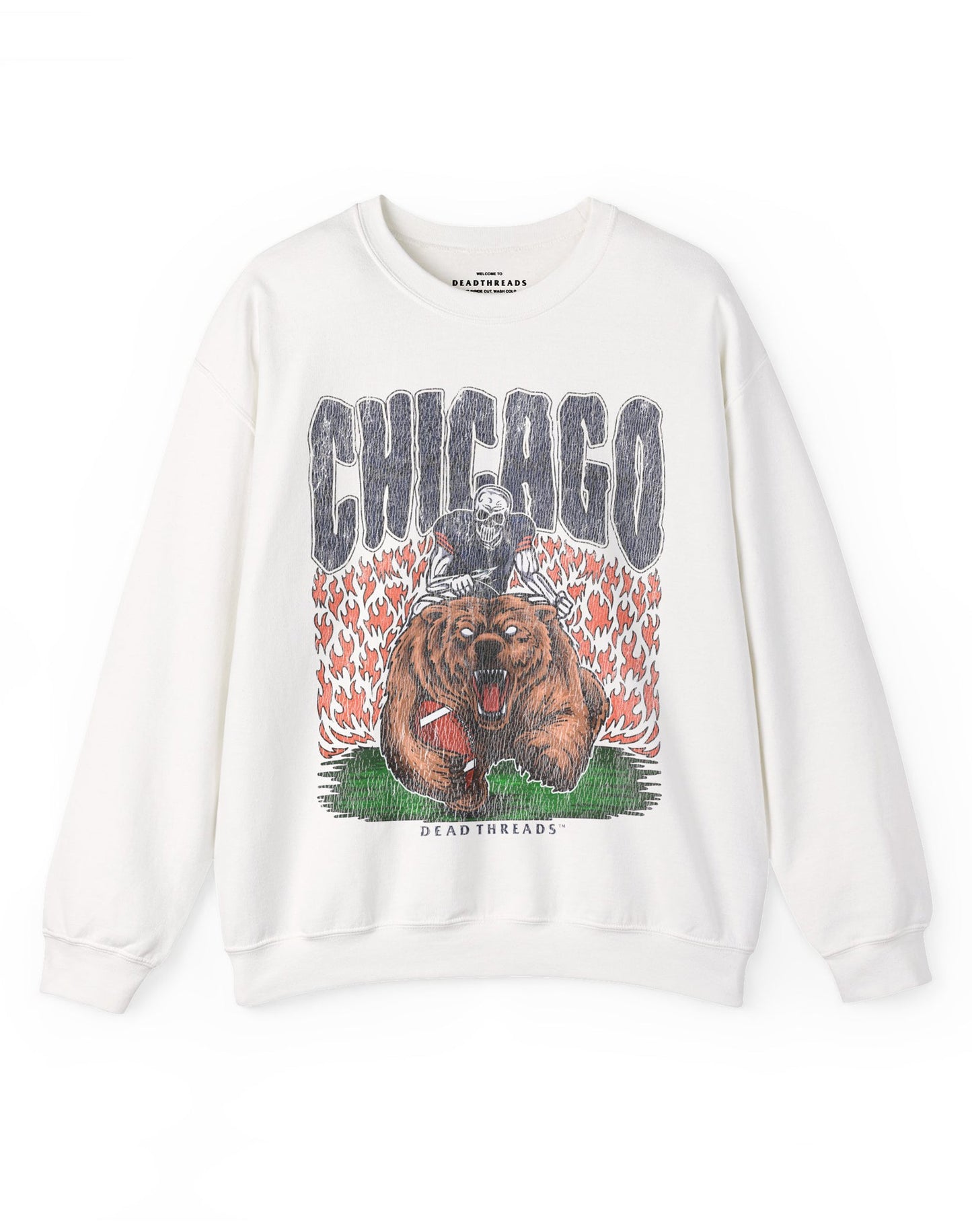 CHICAGO FOOTBALL v1 CREWNECK SWEATSHIRT – Sweatshirt – Dead Threads Apparel