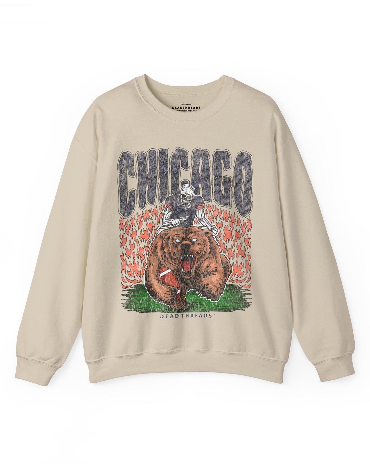 CHICAGO FOOTBALL v1 CREWNECK SWEATSHIRT – Sweatshirt – Dead Threads Apparel