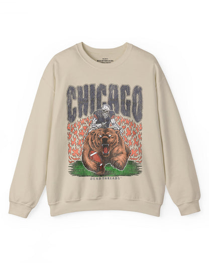 CHICAGO FOOTBALL v1 CREWNECK SWEATSHIRT – Sweatshirt – Dead Threads Apparel