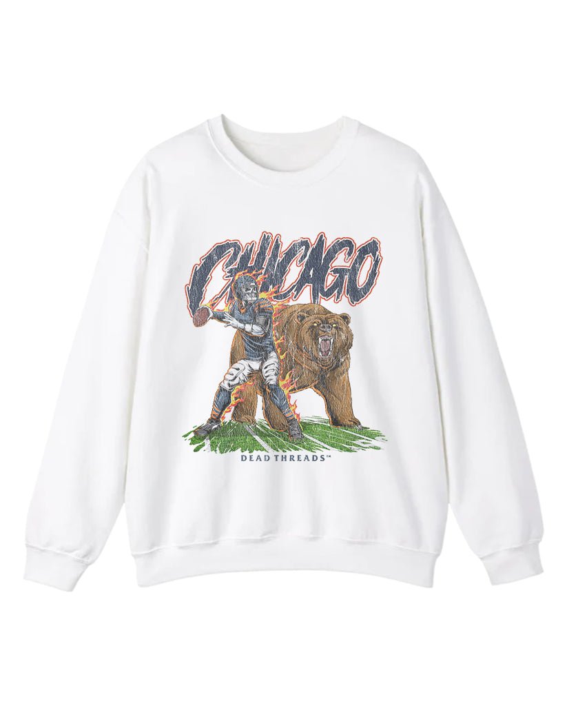 CHICAGO FOOTBALL v2 CREWNECK SWEATSHIRT – Sweatshirt – Dead Threads Apparel