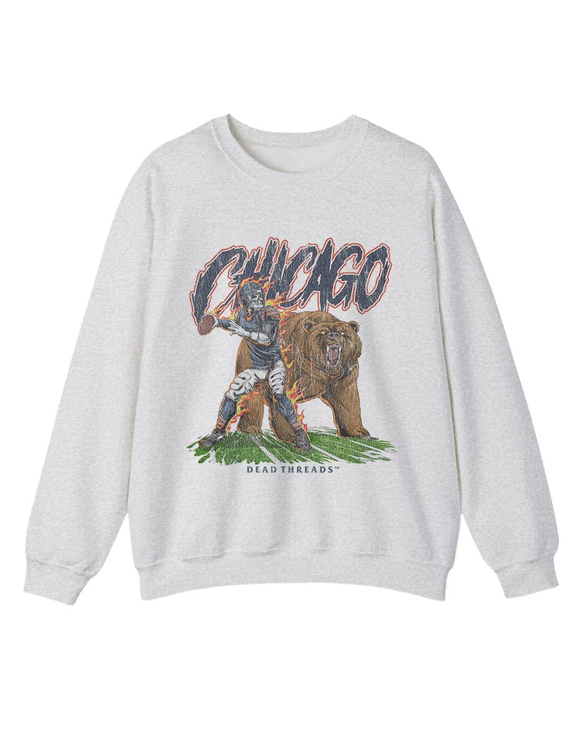 CHICAGO FOOTBALL v2 CREWNECK SWEATSHIRT – Sweatshirt – Dead Threads Apparel