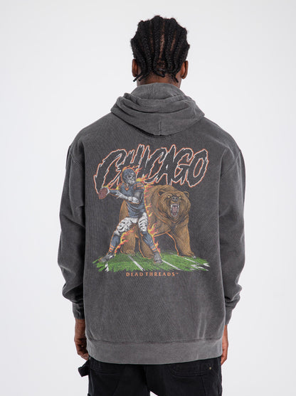 CHICAGO FOOTBALL v2 - “DT ESSENTIAL" HOODIE – Hoodie – Dead Threads Apparel