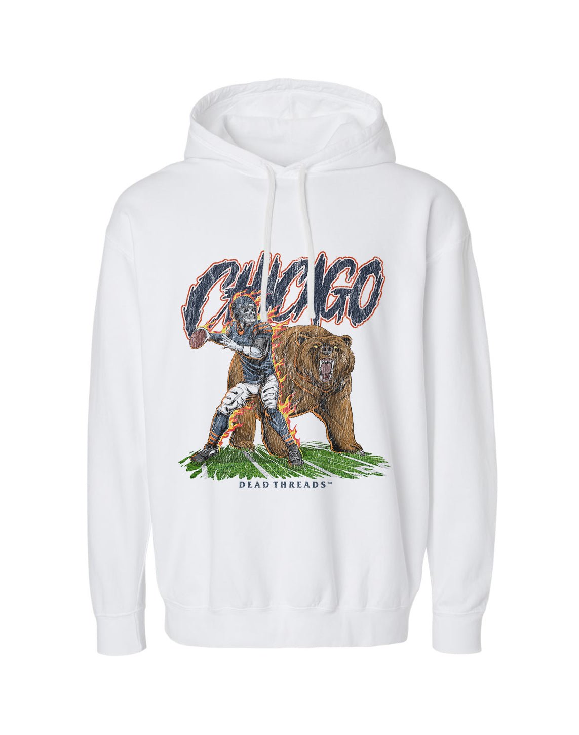 CHICAGO FOOTBALL v2 - LIGHTWEIGHT HOODIE – Lightweight – Dead Threads Apparel