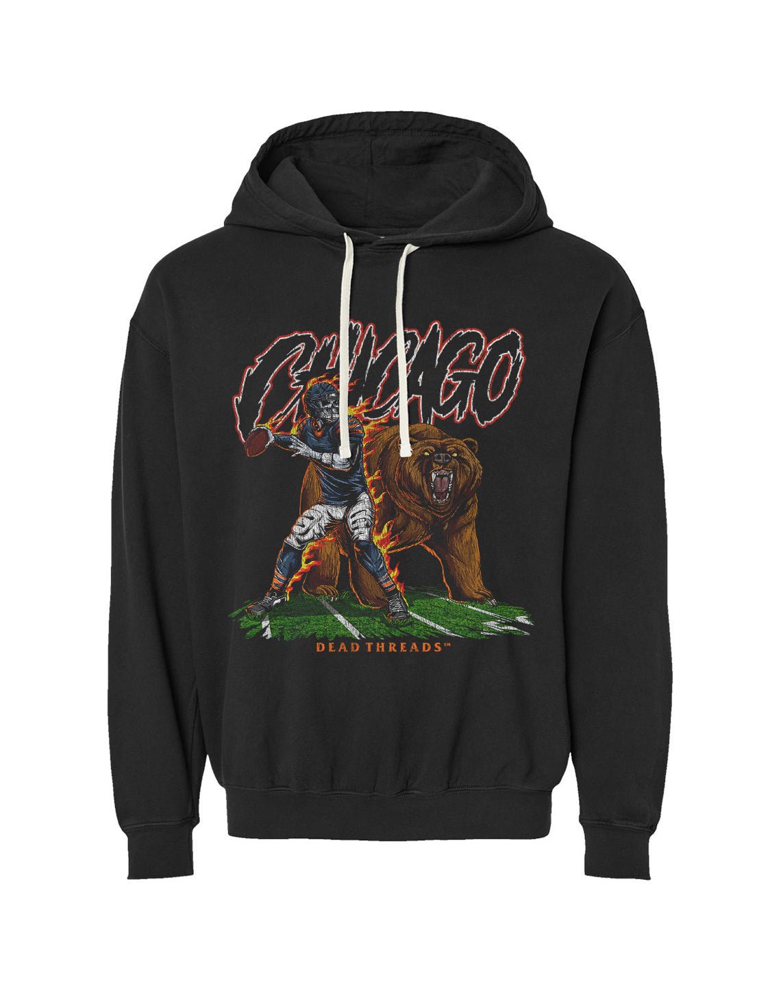 CHICAGO FOOTBALL v2 - LIGHTWEIGHT HOODIE – Lightweight – Dead Threads Apparel