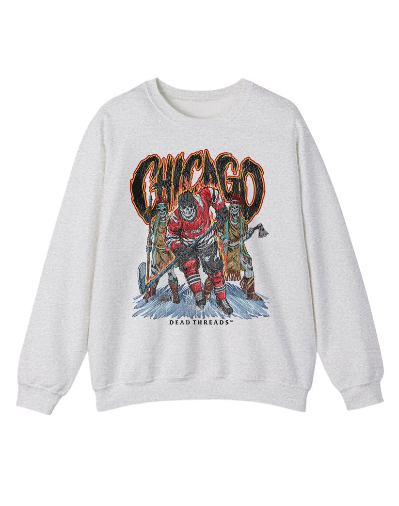 CHICAGO HOCKEY CREWNECK SWEATSHIRT – Sweatshirt – Dead Threads Apparel