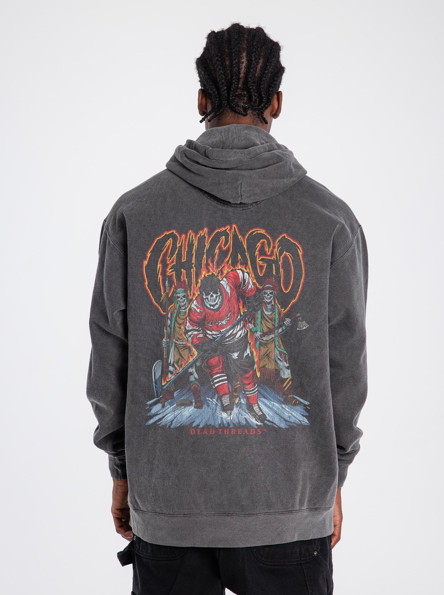 CHICAGO HOCKEY - “DT ESSENTIAL" HOODIE – Hoodie – Dead Threads Apparel
