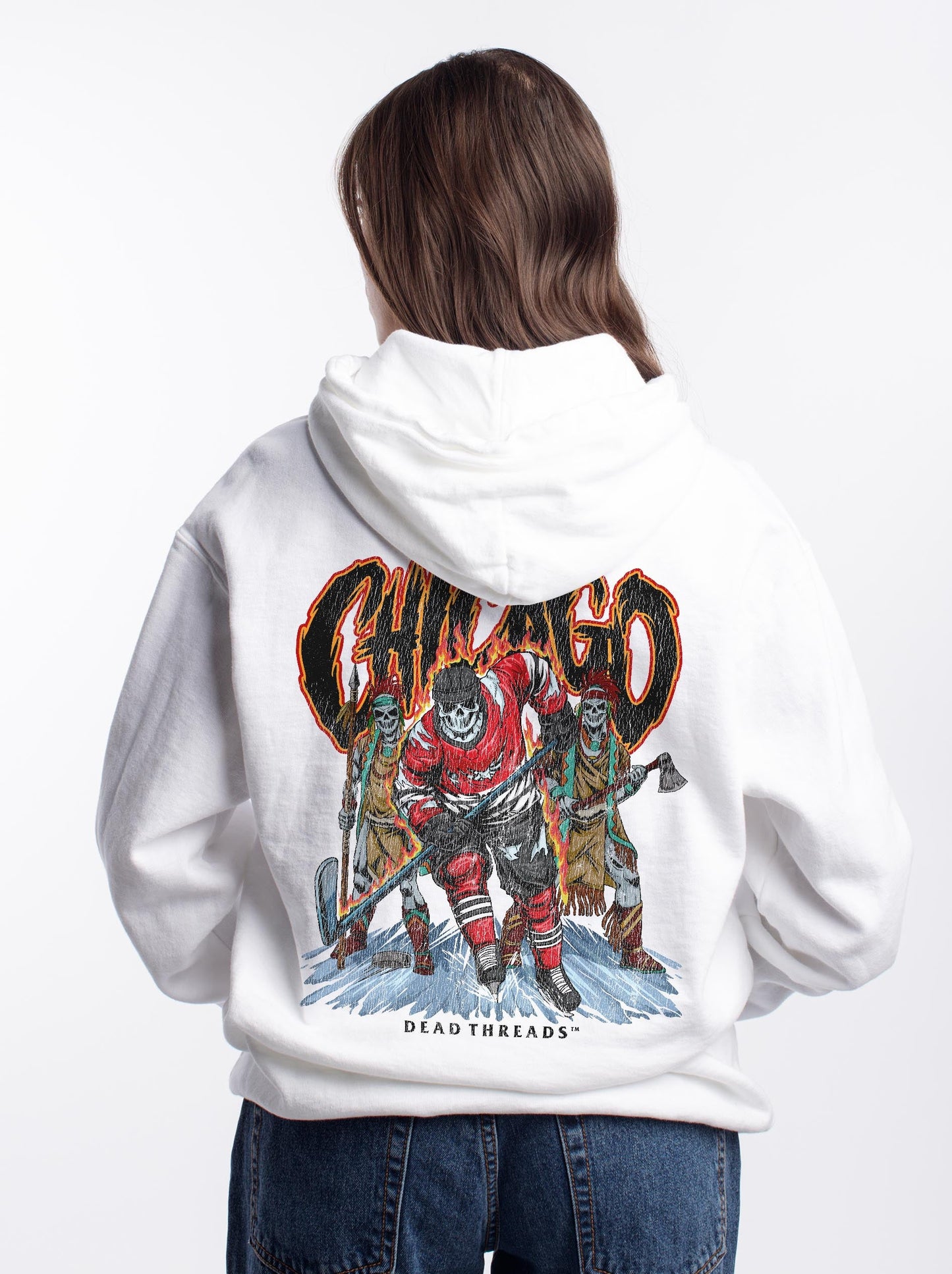 CHICAGO HOCKEY - “DT ESSENTIAL" HOODIE – Hoodie – Dead Threads Apparel