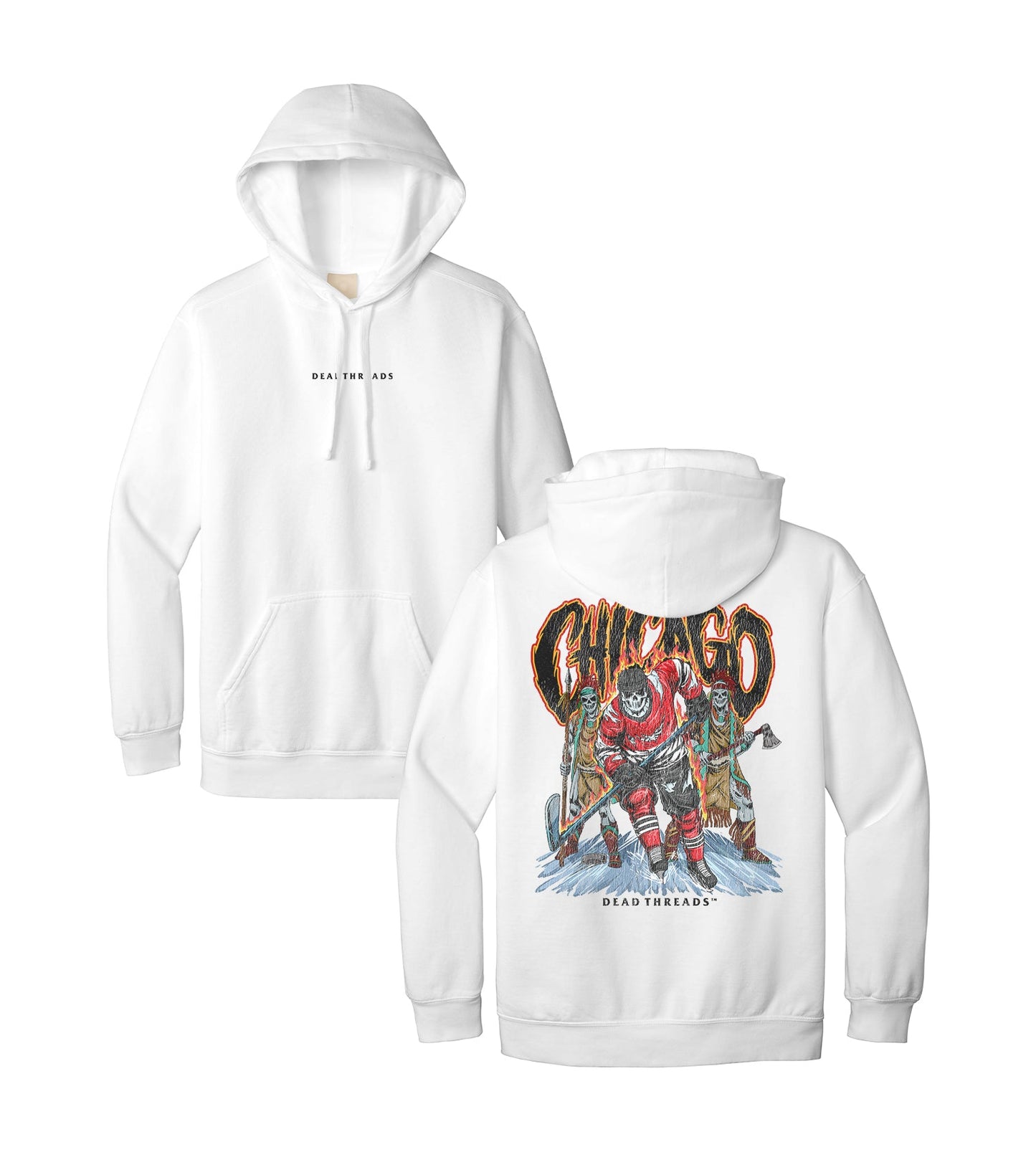 CHICAGO HOCKEY - “DT ESSENTIAL" HOODIE – Hoodie – Dead Threads Apparel