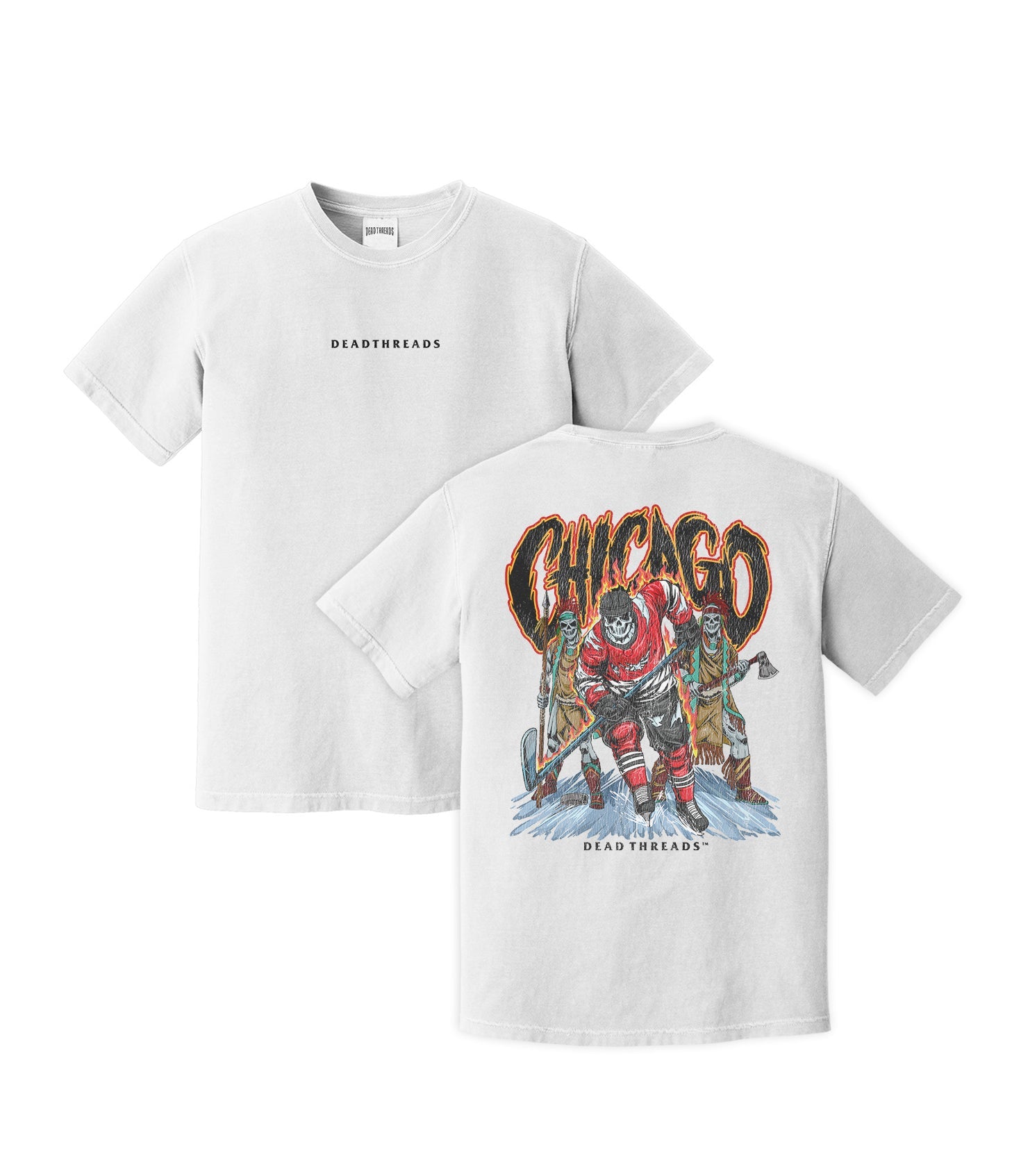 CHICAGO HOCKEY - “DT ESSENTIAL" PREMIUM T - SHIRT – T-Shirt – Dead Threads Apparel