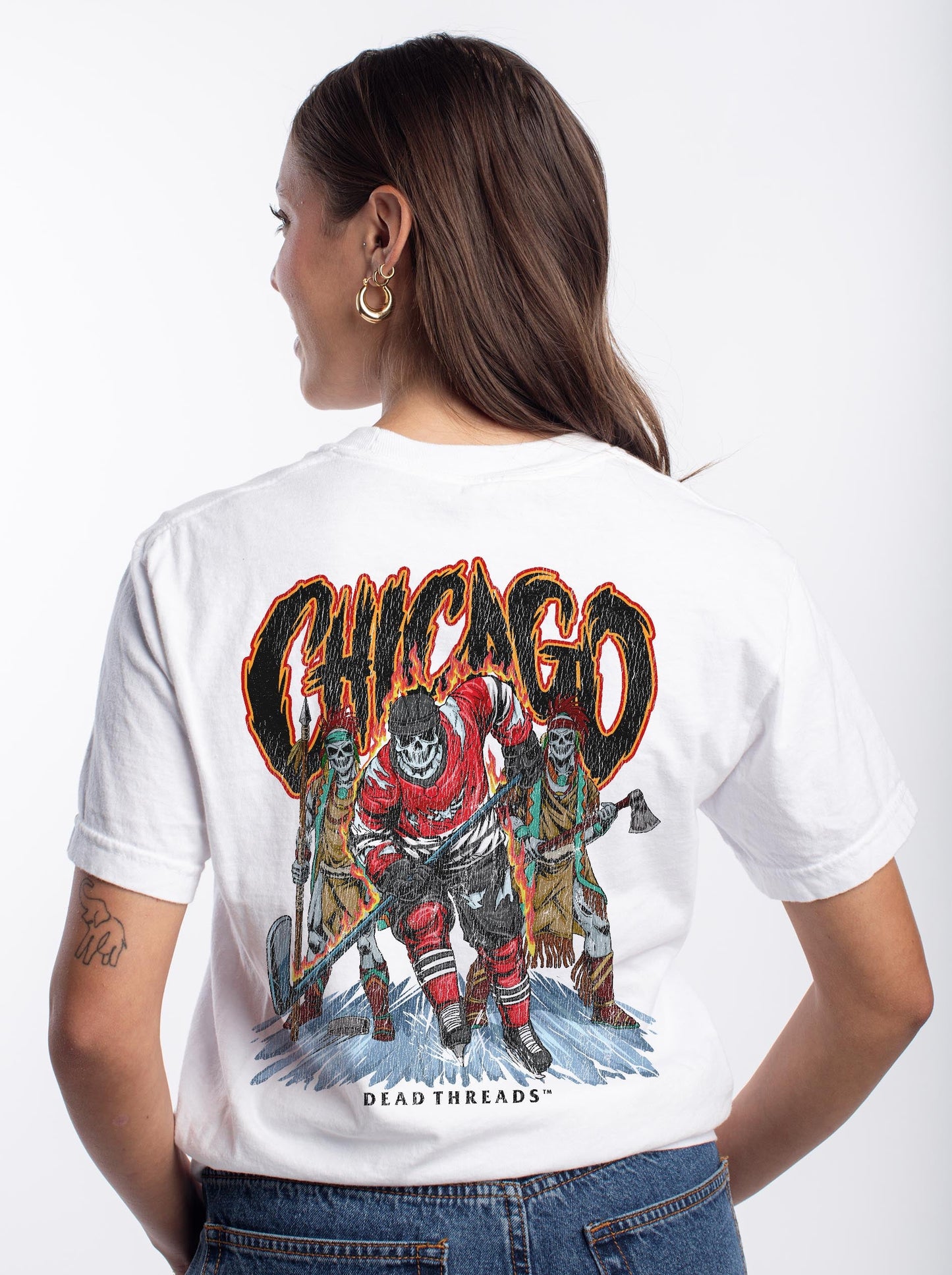 CHICAGO HOCKEY - “DT ESSENTIAL" PREMIUM T - SHIRT – T-Shirt – Dead Threads Apparel