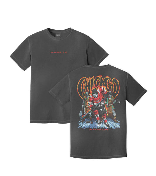 CHICAGO HOCKEY - “DT ESSENTIAL" PREMIUM T - SHIRT – T-Shirt – Dead Threads Apparel