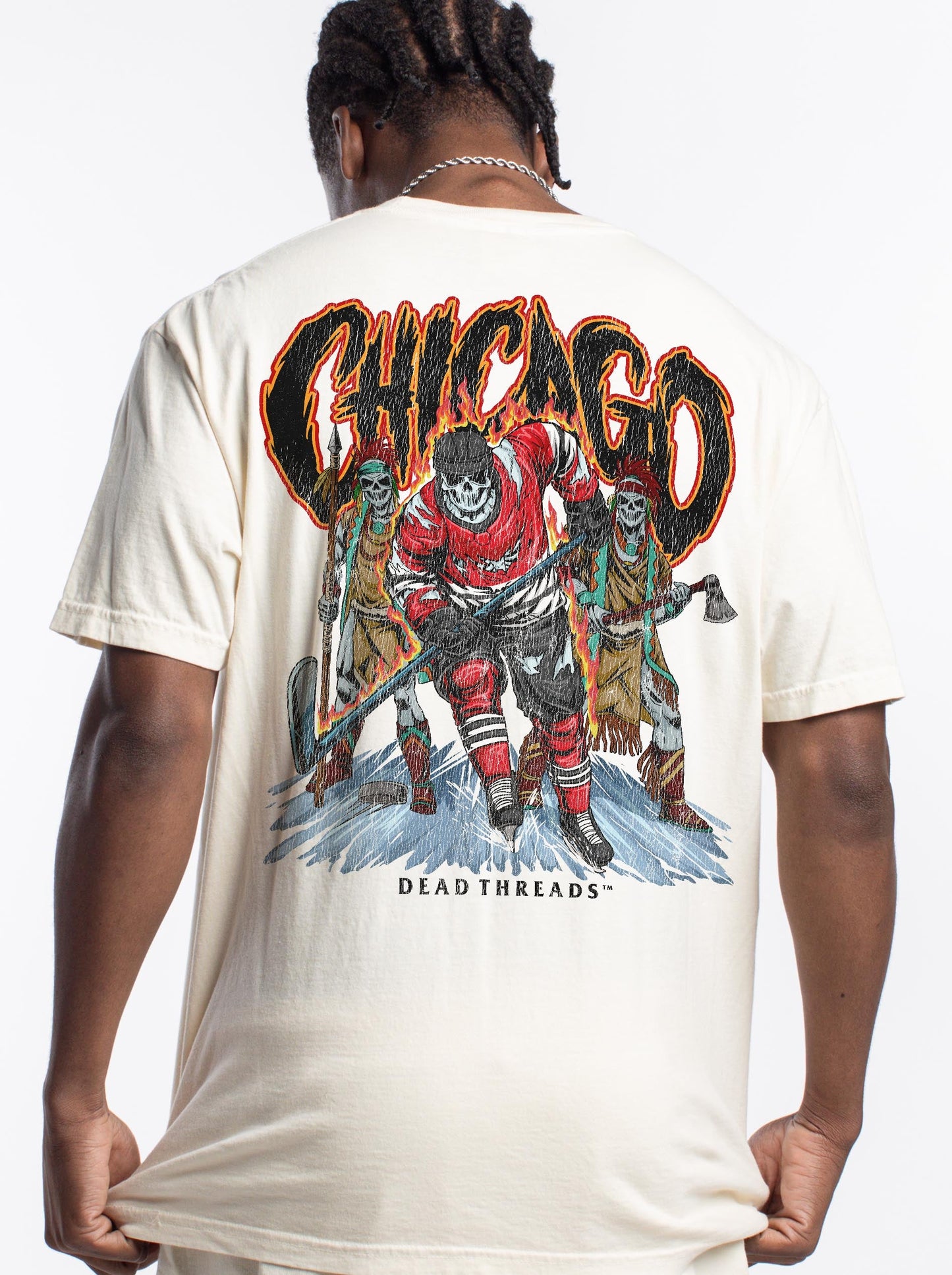 CHICAGO HOCKEY - “DT ESSENTIAL" PREMIUM T - SHIRT – T-Shirt – Dead Threads Apparel