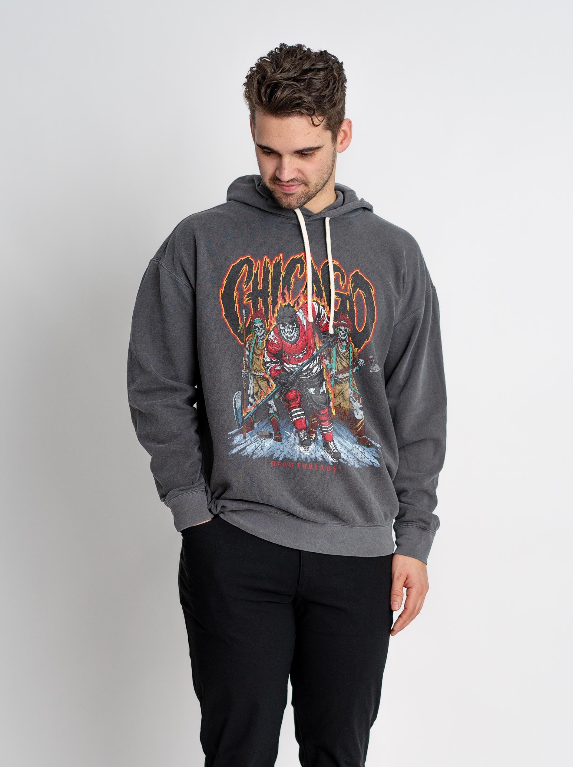 CHICAGO HOCKEY - LIGHTWEIGHT HOODIE – Lightweight – Dead Threads Apparel