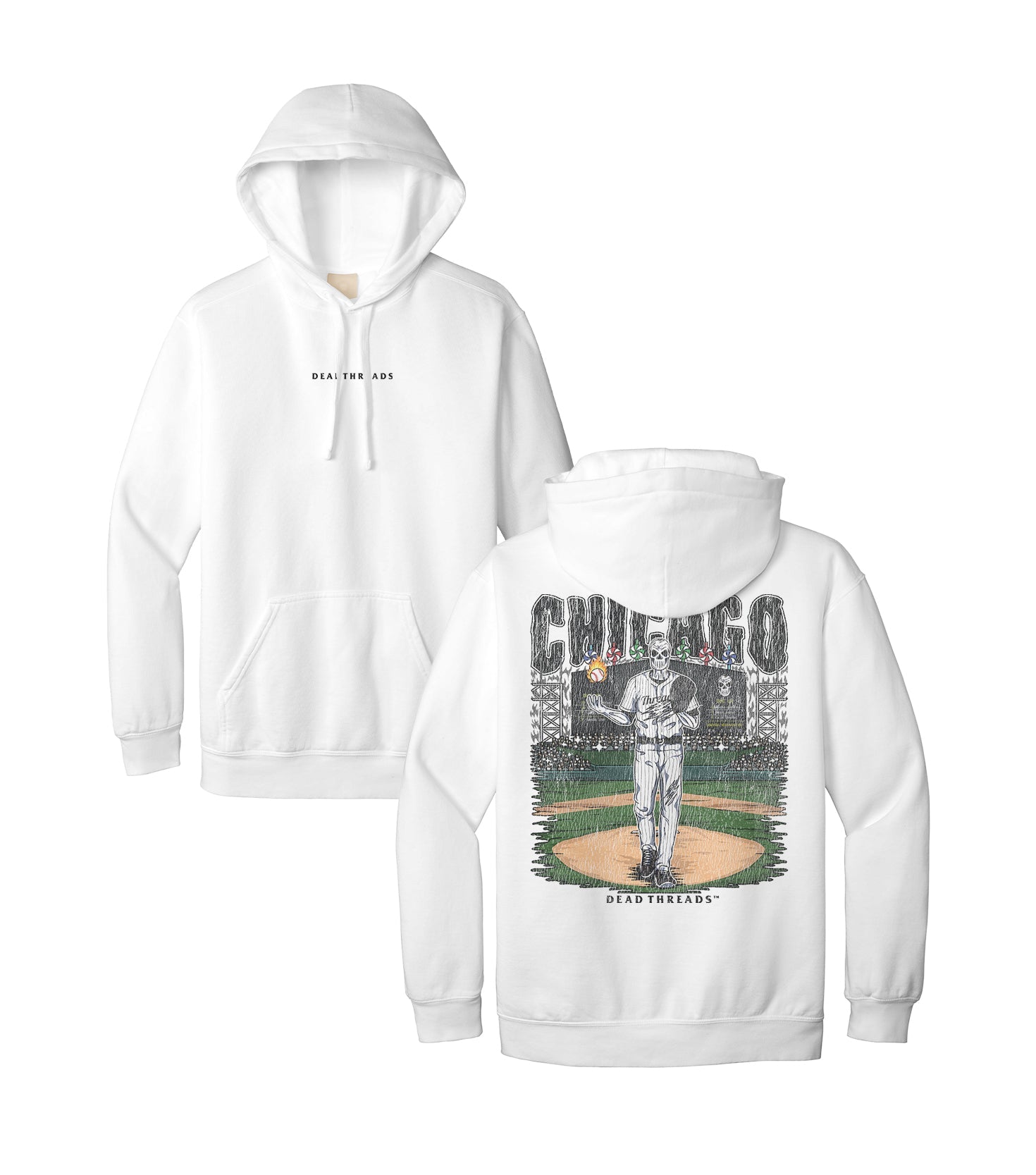 CHICAGO "SOUTH SIDE" BASEBALL - “DT ESSENTIAL" HOODIE – Hoodie – Dead Threads Apparel