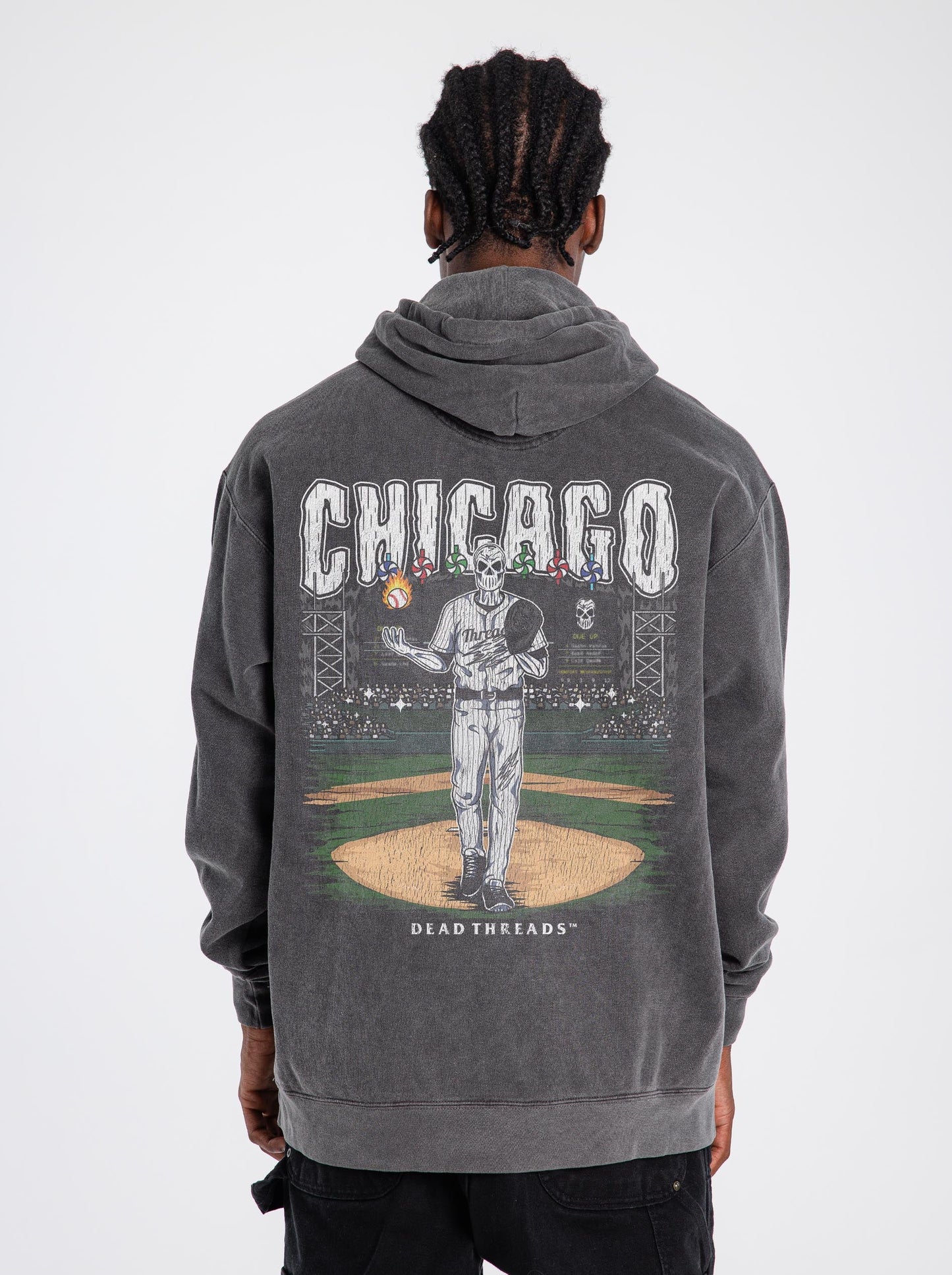 CHICAGO "SOUTH SIDE" BASEBALL - “DT ESSENTIAL" HOODIE – Hoodie – Dead Threads Apparel
