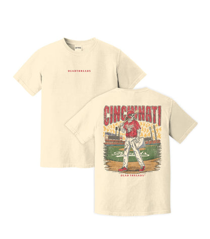CINCINNATI BASEBALL - “DT ESSENTIAL" PREMIUM T - SHIRT – T-Shirt – Dead Threads Apparel