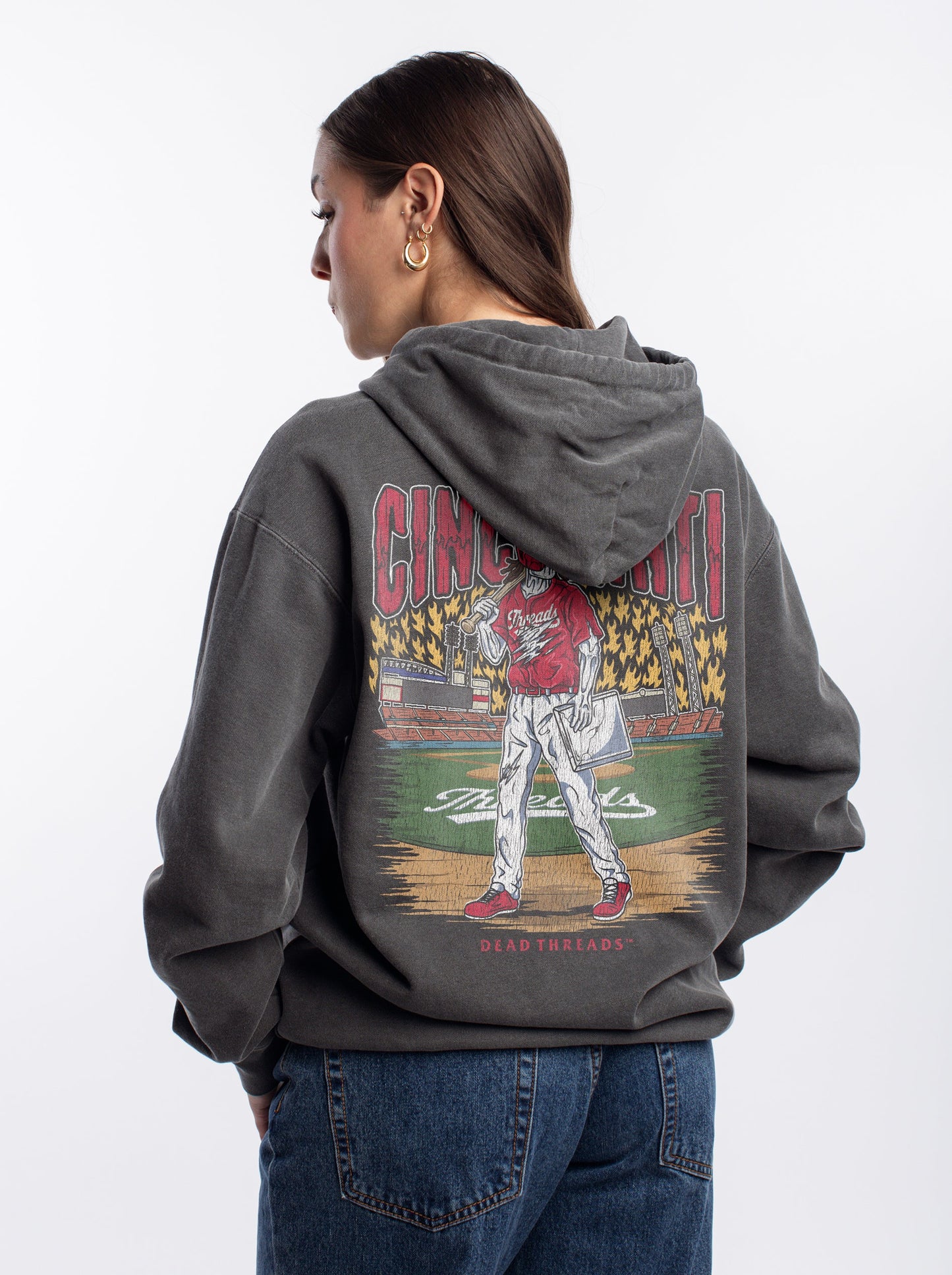 CINCINNATI BASEBALL - HOODIE – Hoodie – Dead Threads Apparel