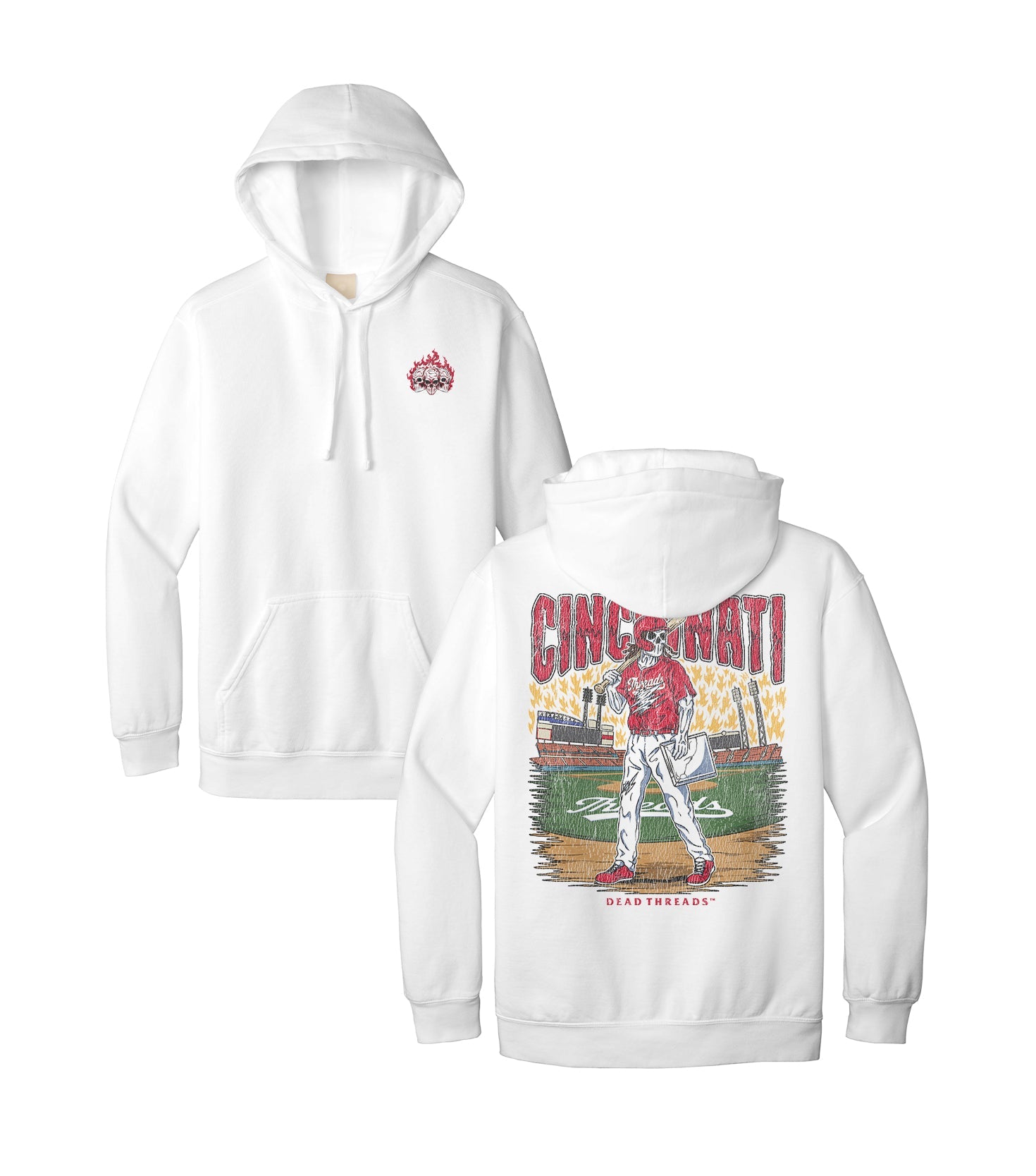 CINCINNATI BASEBALL - HOODIE – Hoodie – Dead Threads Apparel