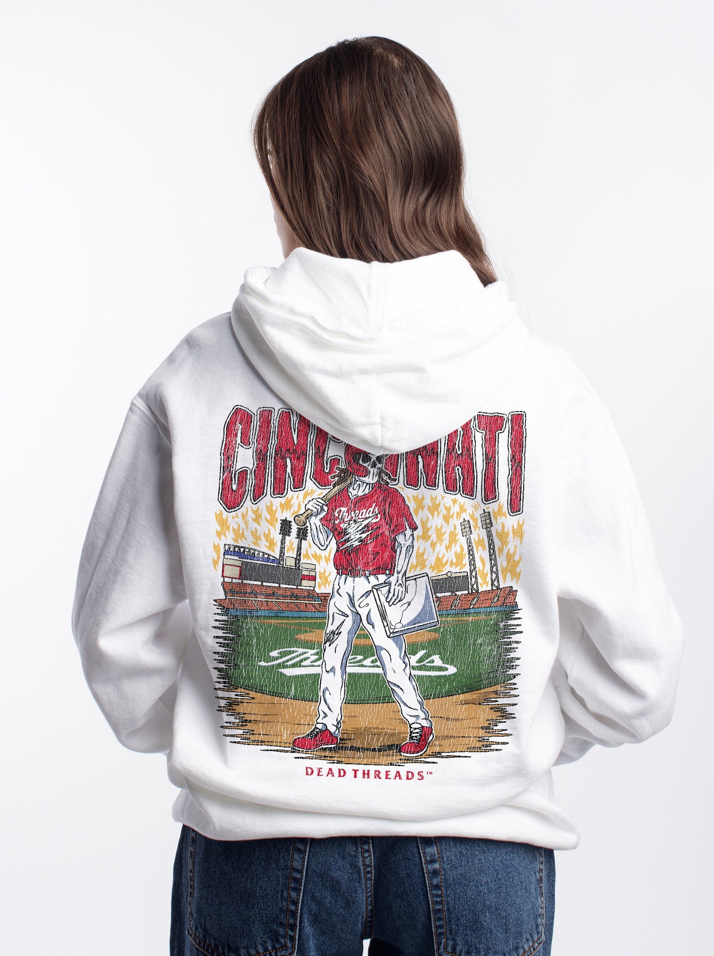 CINCINNATI BASEBALL - HOODIE – Hoodie – Dead Threads Apparel