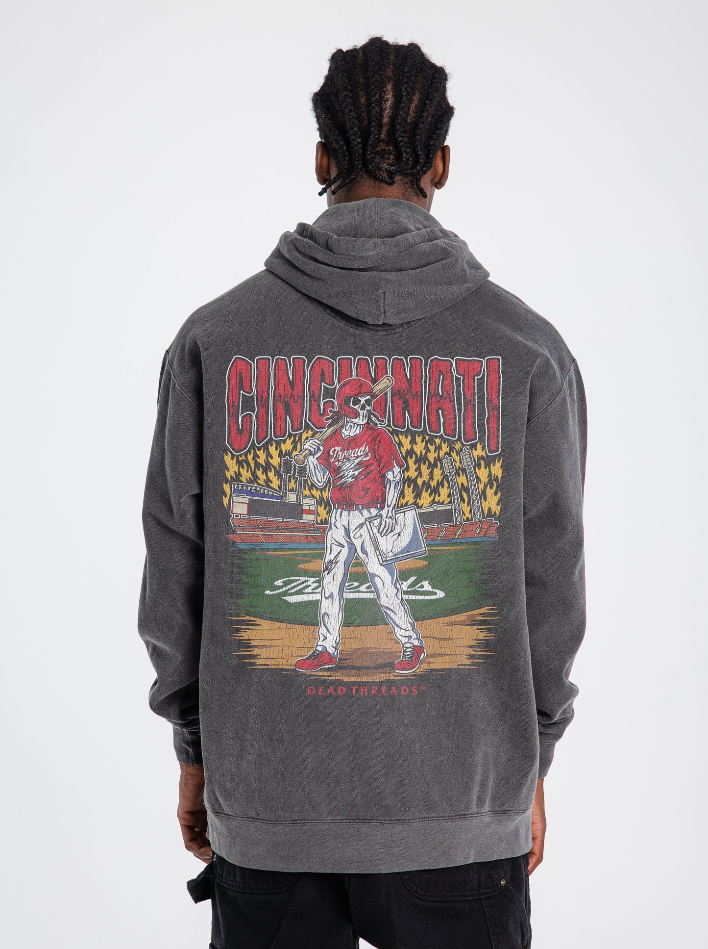 CINCINNATI BASEBALL - HOODIE – Hoodie – Dead Threads Apparel