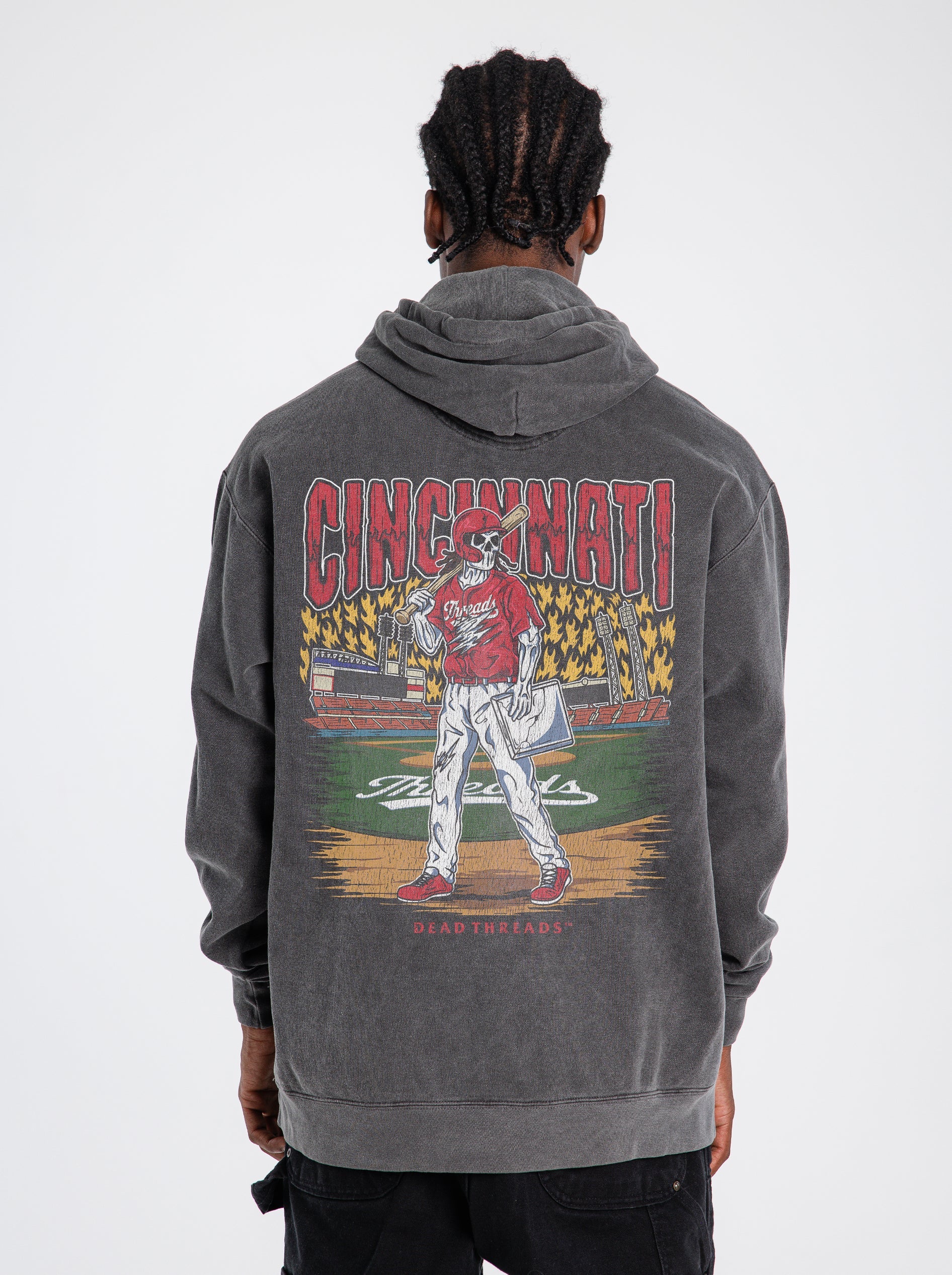 CINCINNATI BASEBALL - HOODIE – Hoodie – Dead Threads Apparel