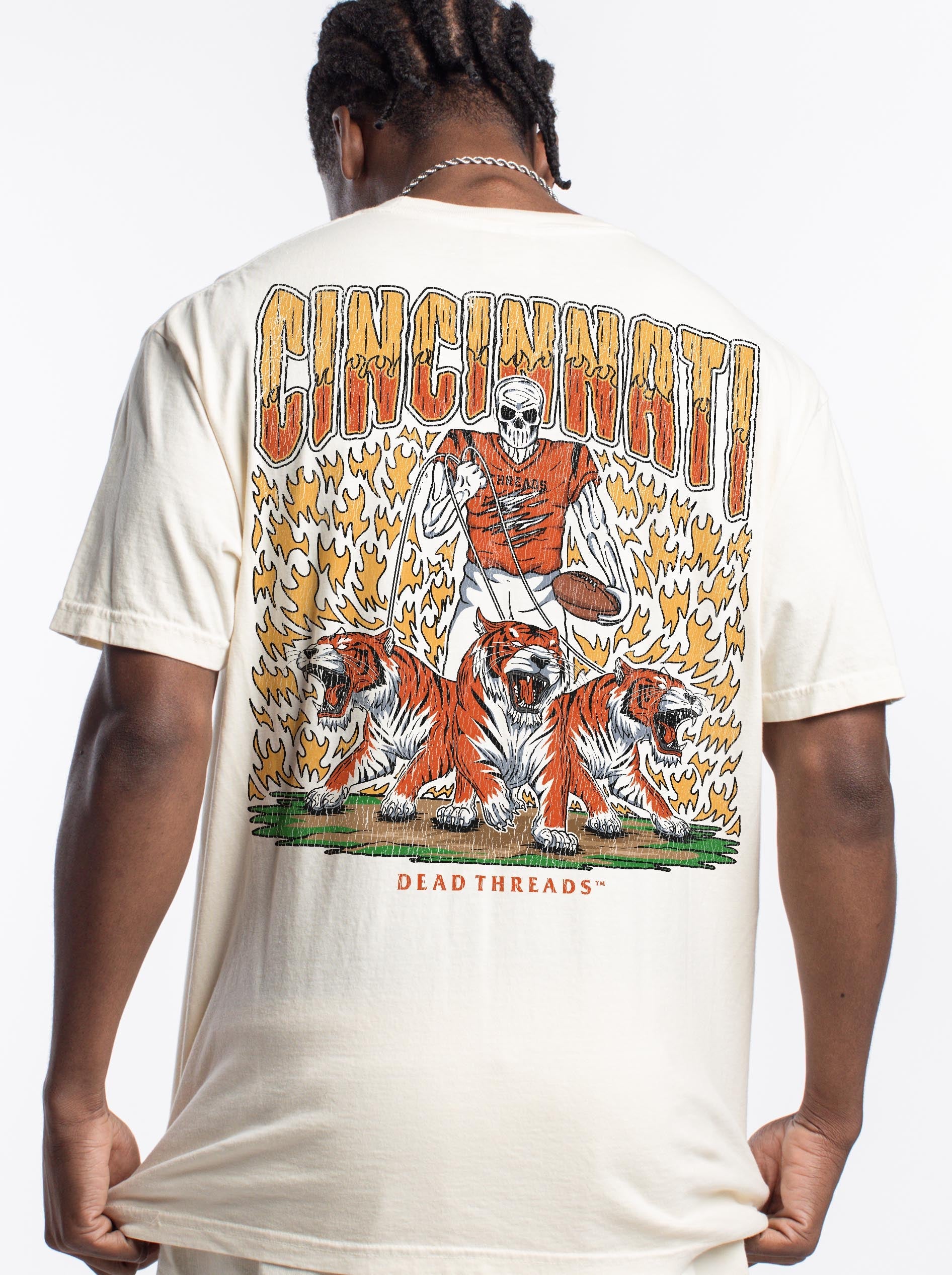 CINCINNATI FOOTBALL - “DT ESSENTIAL" PREMIUM T - SHIRT – T-Shirt – Dead Threads Apparel
