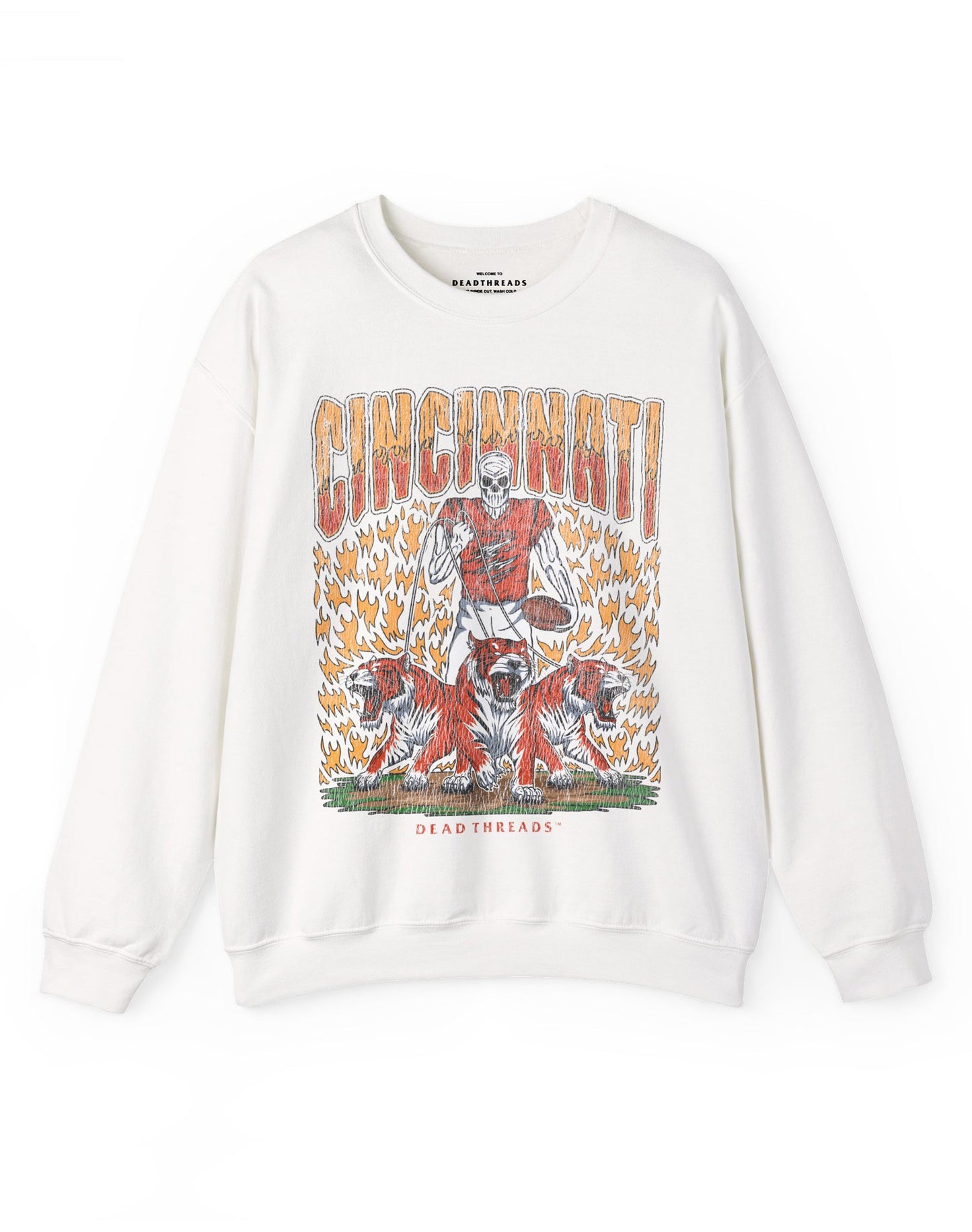 CINCINNATI FOOTBALL v1 CREWNECK SWEATSHIRT – Sweatshirt – Dead Threads Apparel