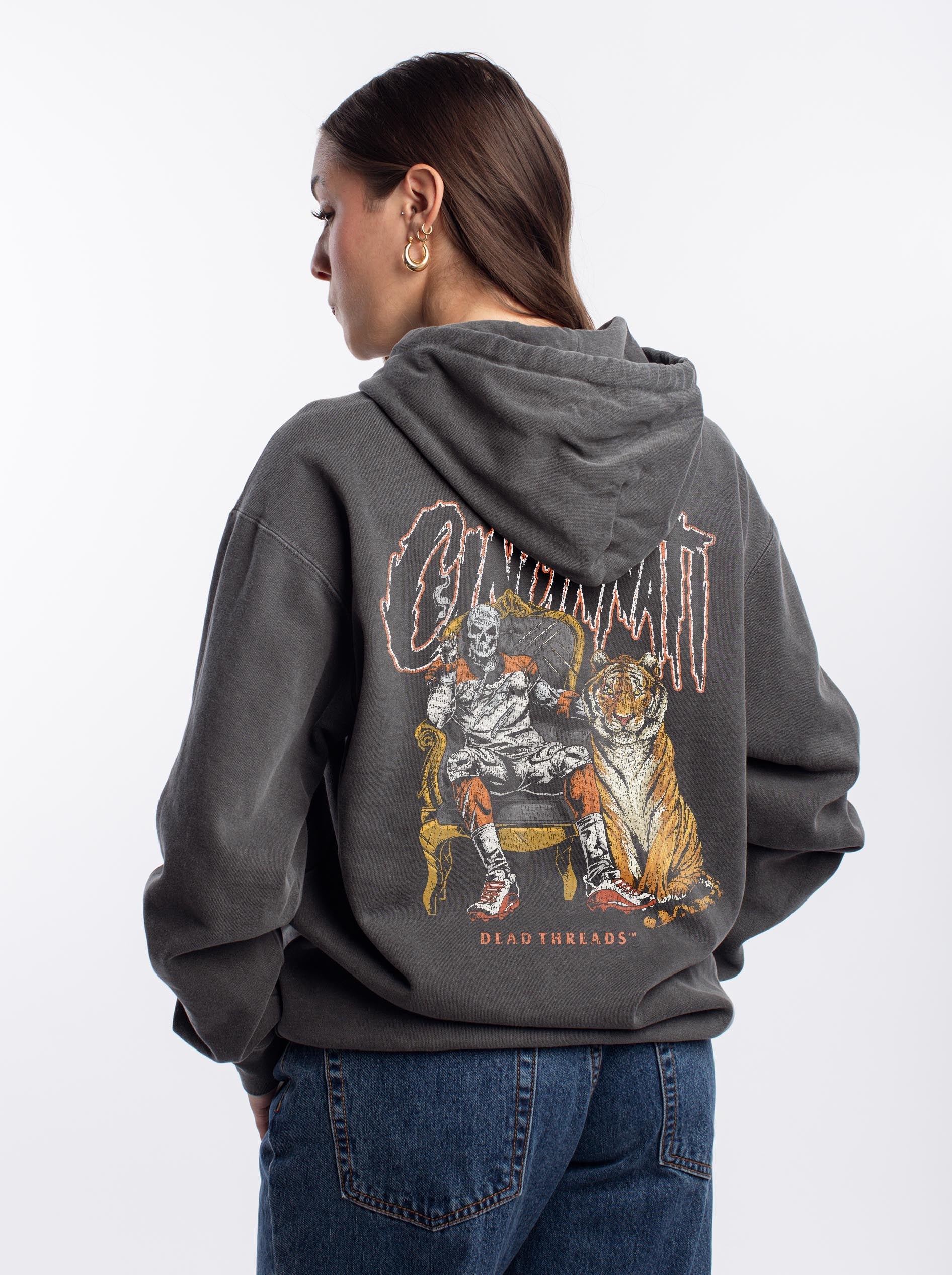 CINCINNATI FOOTBALL v2 - HOODIE – Hoodie – Dead Threads Apparel