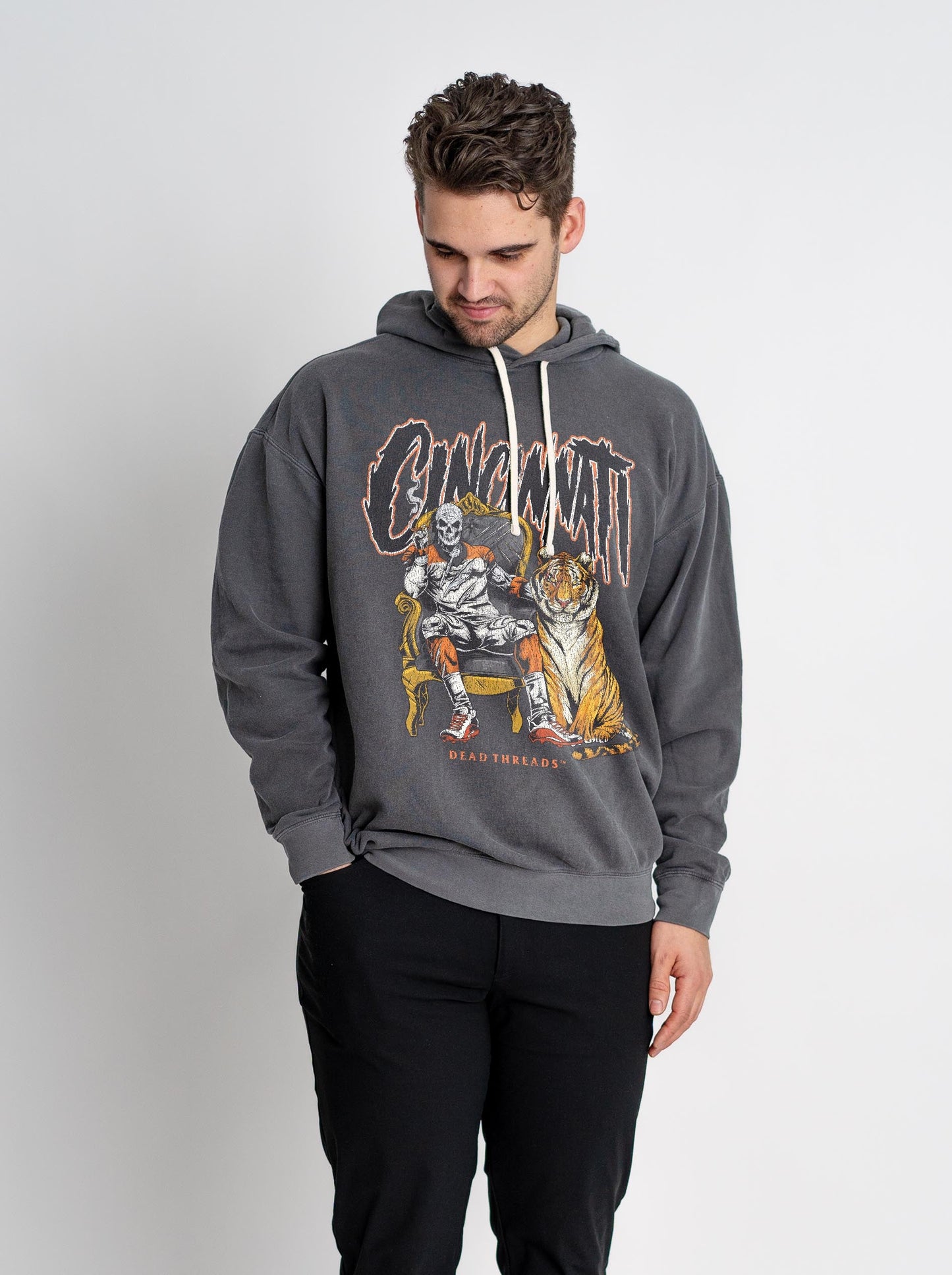 CINCINNATI FOOTBALL v2 - LIGHTWEIGHT HOODIE – Lightweight – Dead Threads Apparel