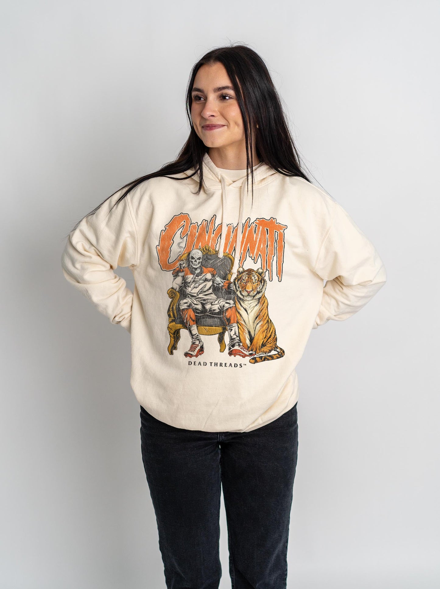 CINCINNATI FOOTBALL v2 - LIGHTWEIGHT HOODIE – Lightweight – Dead Threads Apparel