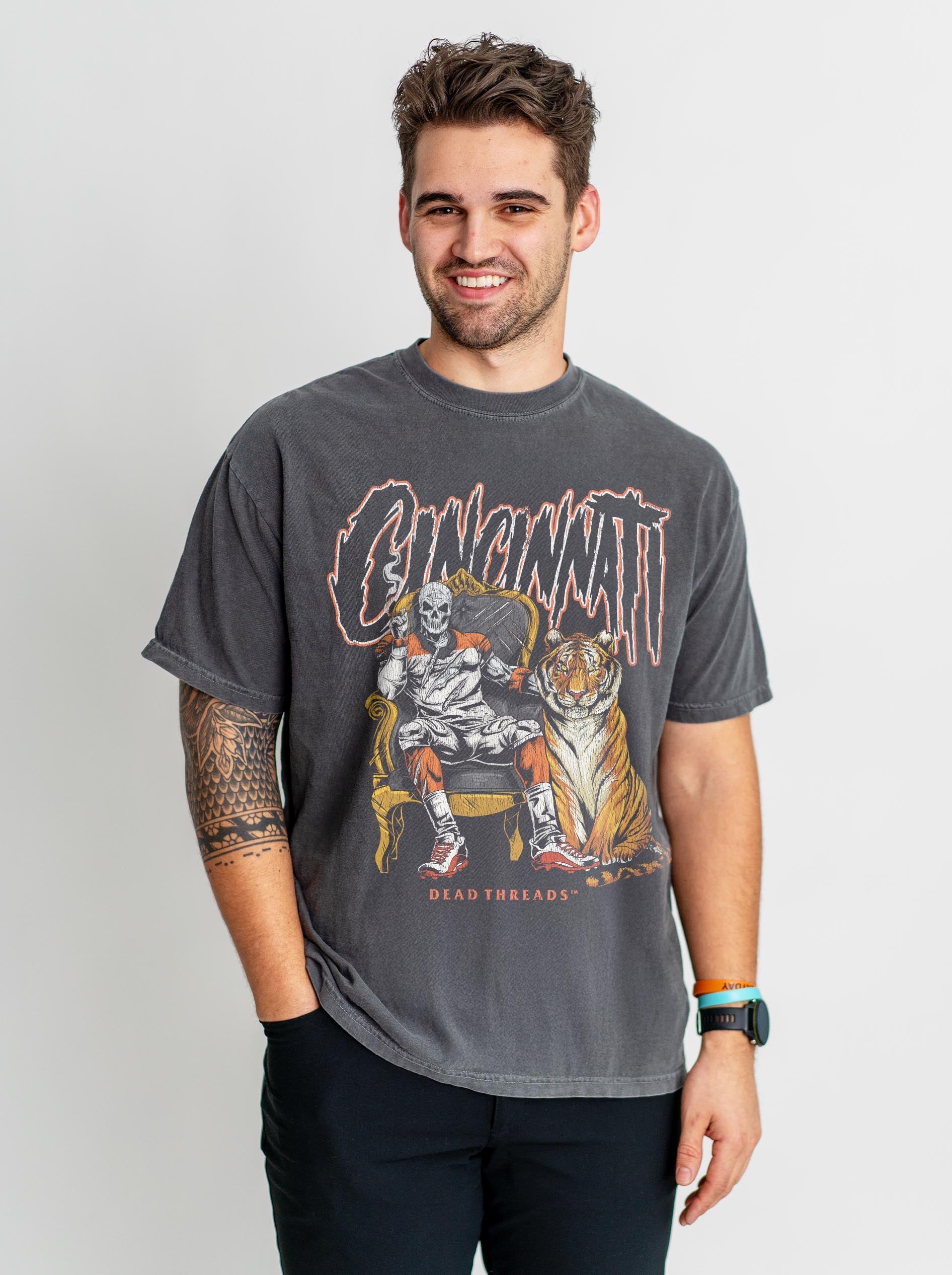 CINCINNATI FOOTBALL v2 – T-Shirt – Dead Threads Apparel