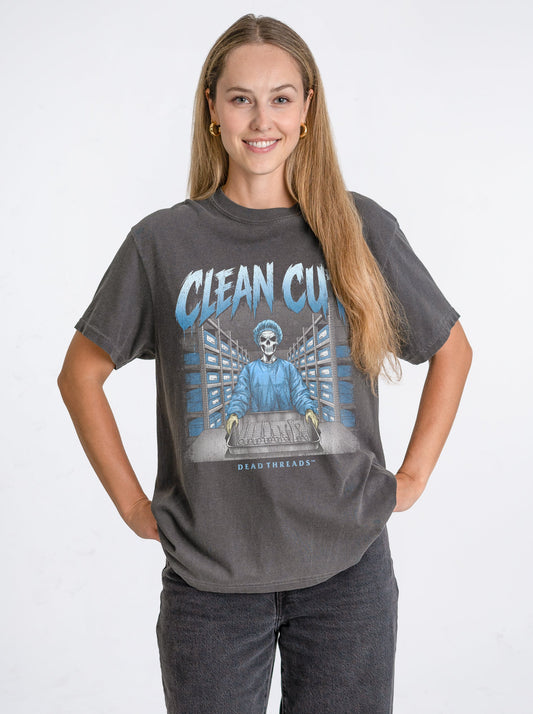 CLEAN CUT (FEMALE) – T-Shirt – Dead Threads Apparel