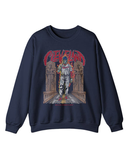 CLEVELAND BASEBALL CREWNECK SWEATSHIRT – Sweatshirt – Dead Threads Apparel