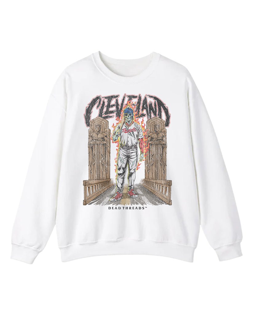 CLEVELAND BASEBALL CREWNECK SWEATSHIRT – Sweatshirt – Dead Threads Apparel