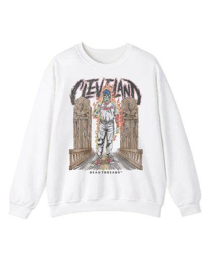 CLEVELAND BASEBALL CREWNECK SWEATSHIRT – Sweatshirt – Dead Threads Apparel