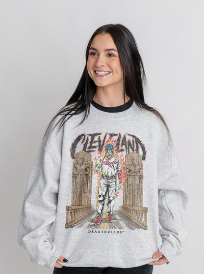 CLEVELAND BASEBALL CREWNECK SWEATSHIRT – Sweatshirt – Dead Threads Apparel