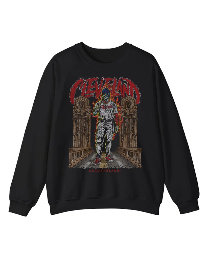 CLEVELAND BASEBALL CREWNECK SWEATSHIRT – Sweatshirt – Dead Threads Apparel