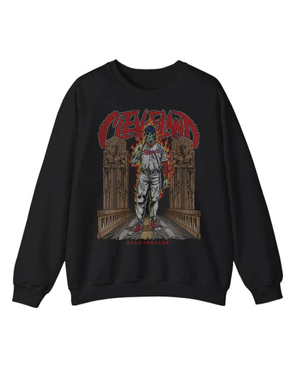 CLEVELAND BASEBALL CREWNECK SWEATSHIRT – Sweatshirt – Dead Threads Apparel