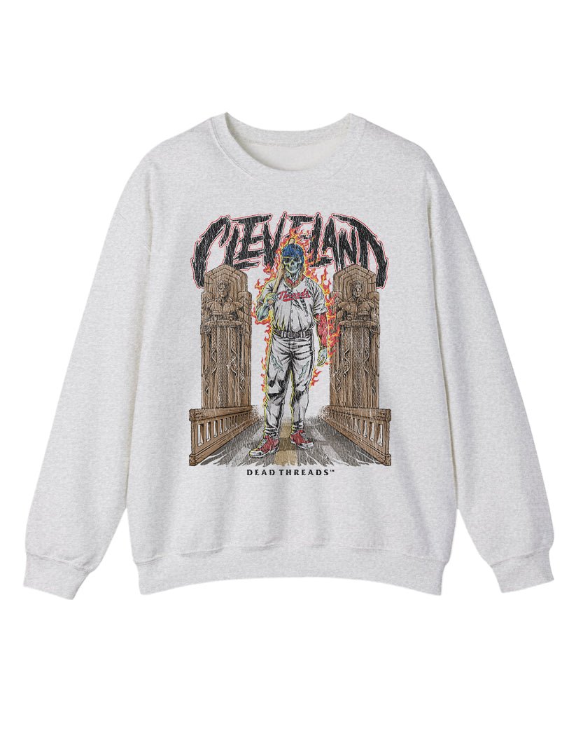 CLEVELAND BASEBALL CREWNECK SWEATSHIRT – Sweatshirt – Dead Threads Apparel