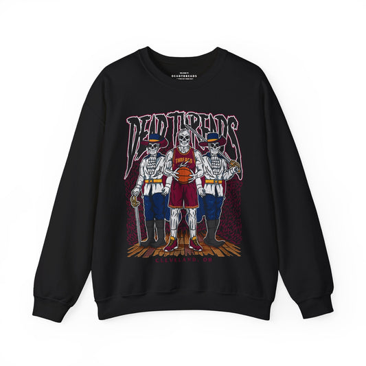 CLEVELAND BASKETBALL - CREWNECK SWEATSHIRT – Sweatshirt – Dead Threads Apparel
